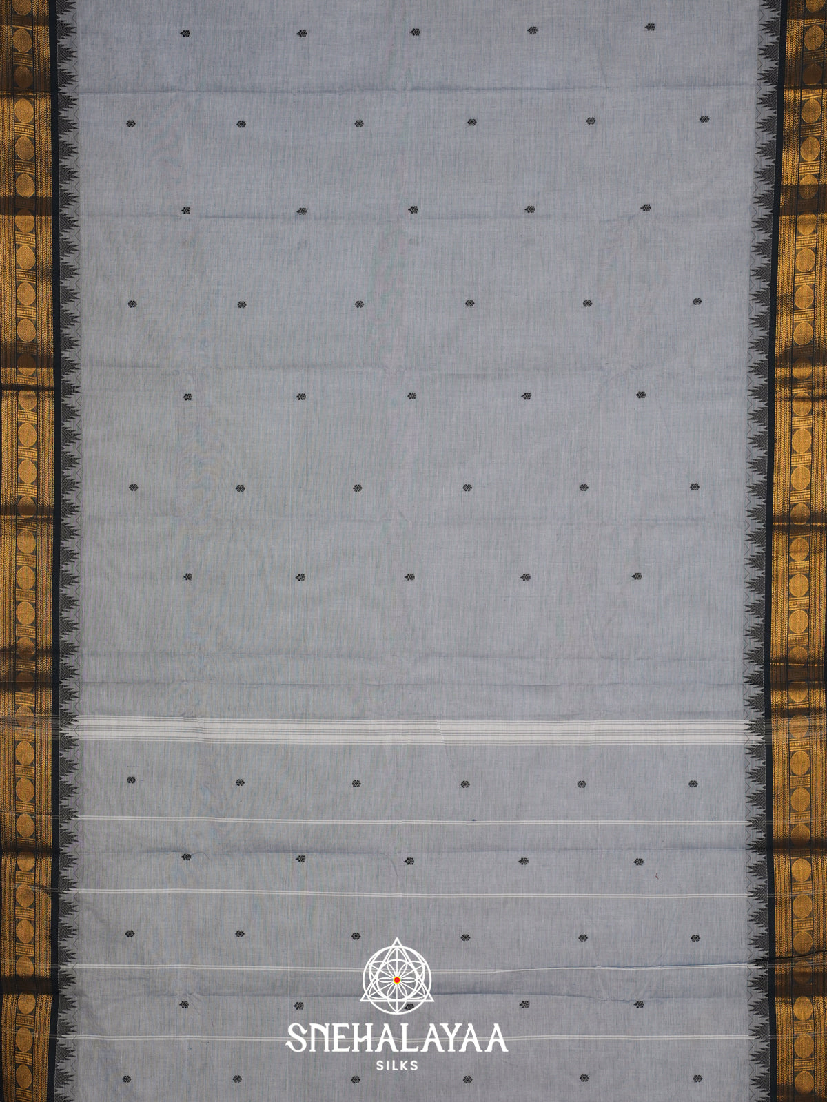 Grey Kanchi Cotton Saree