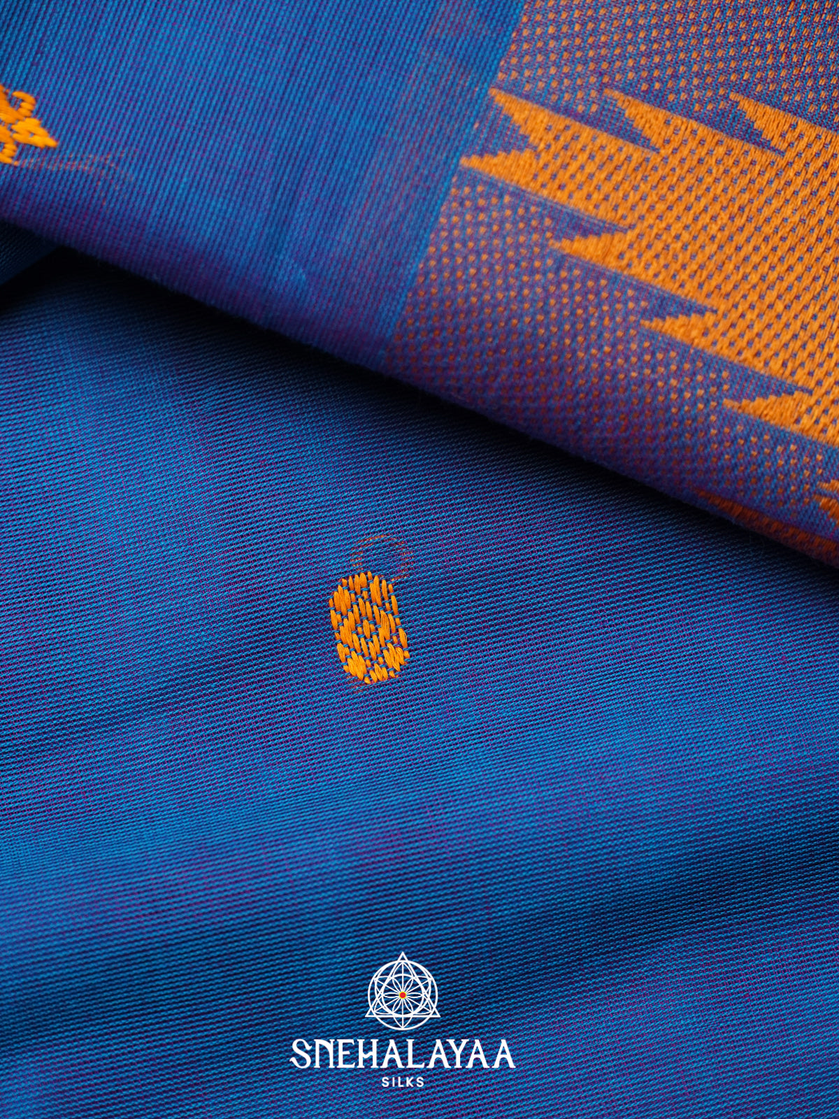 Blue Kanchi Cotton Saree