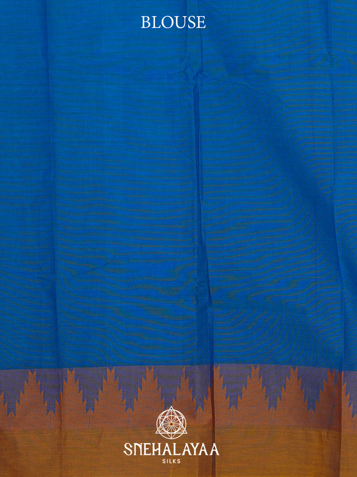 Blue Kanchi Cotton Saree
