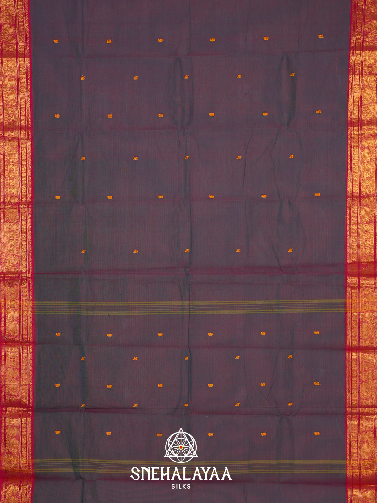 Grey Kanchi Cotton Saree