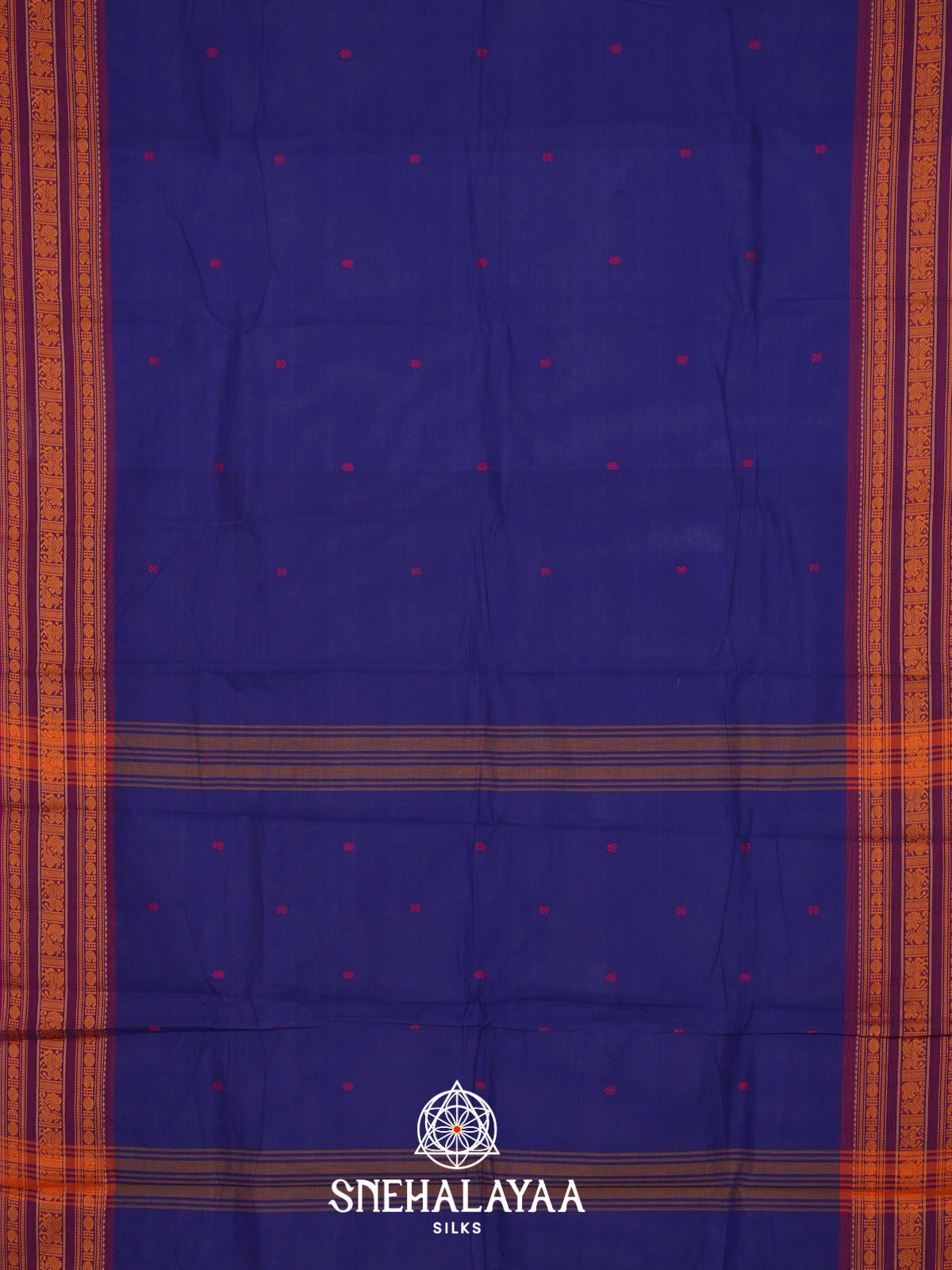 Blue Kanchi Cotton Saree