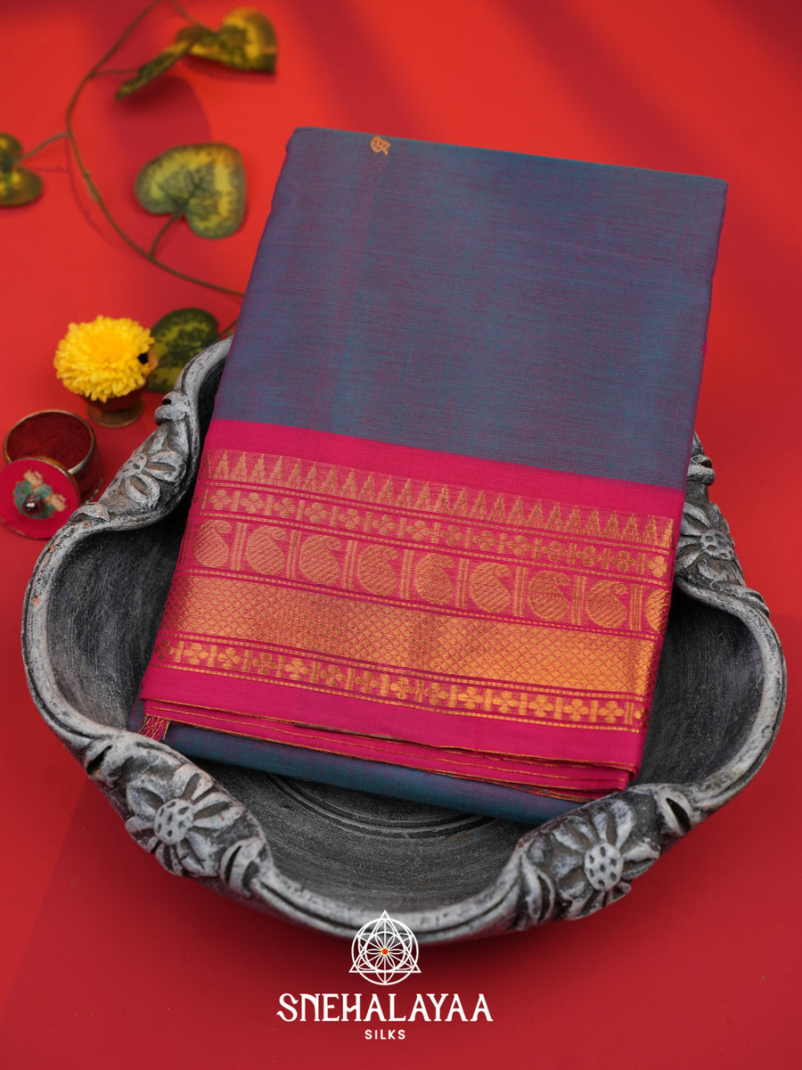 Grey Kanchi Cotton Saree