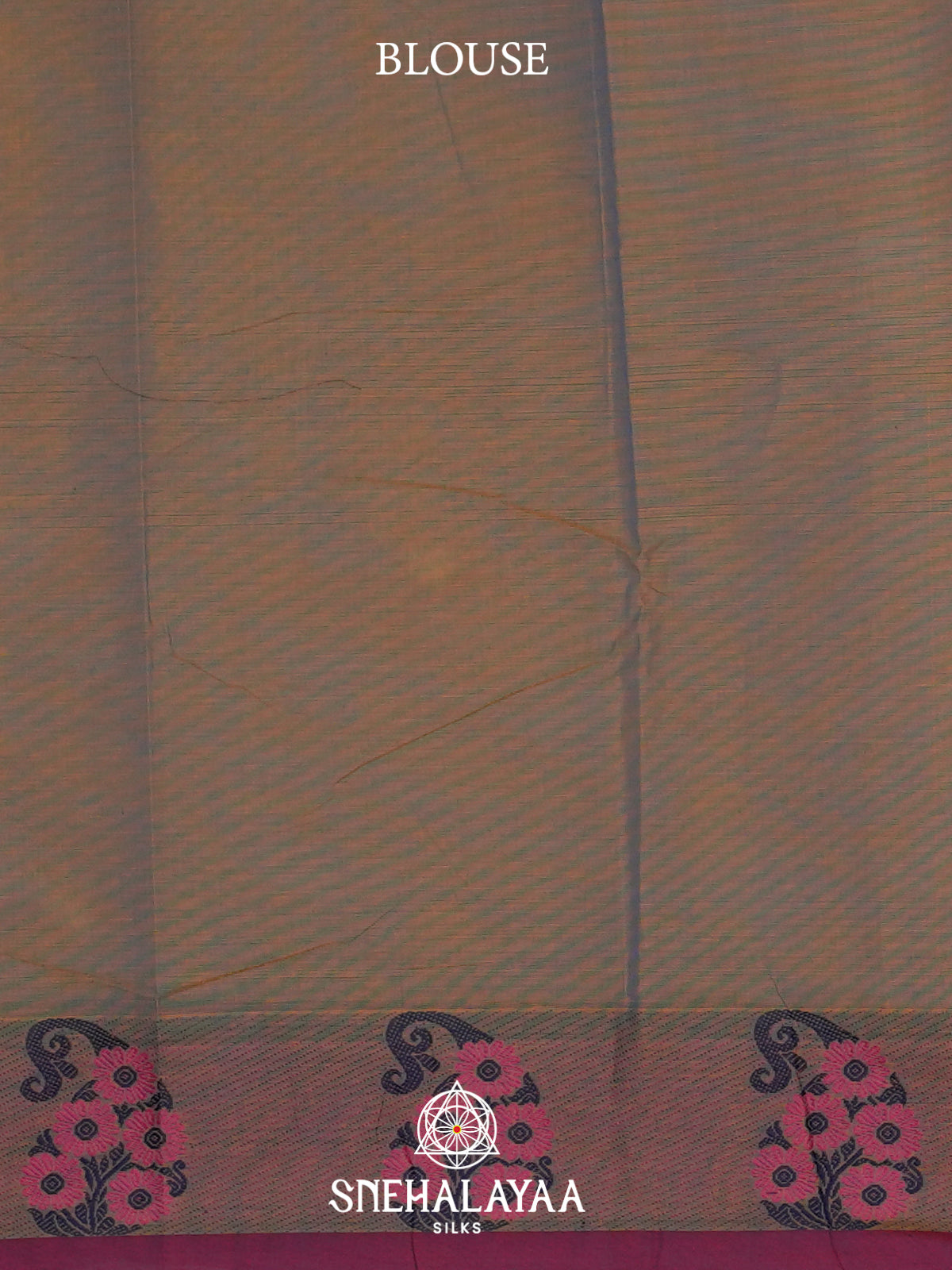 Taupe Brown Kanchi Cotton Saree