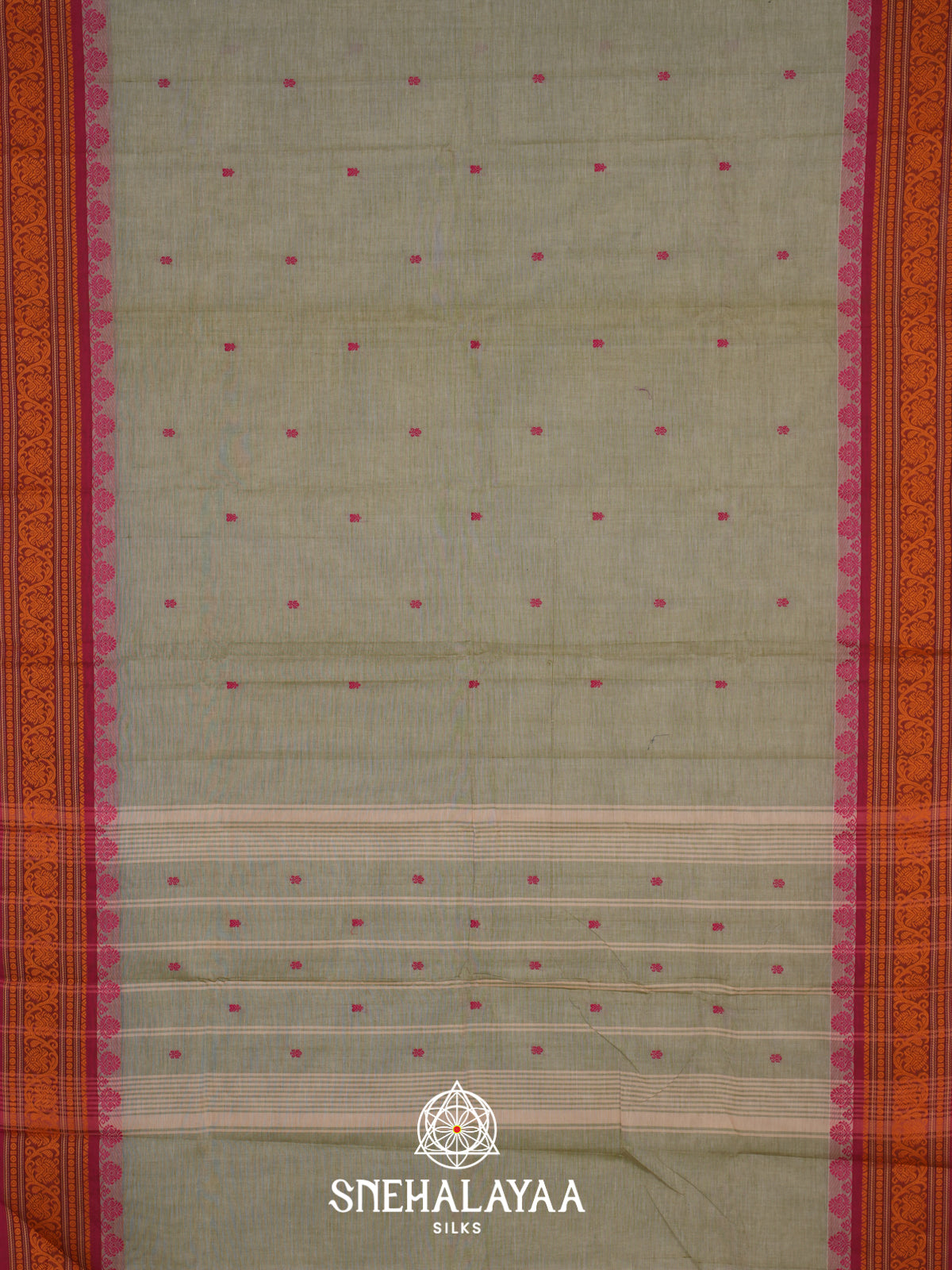 Offwhite Kanchi Cotton Saree