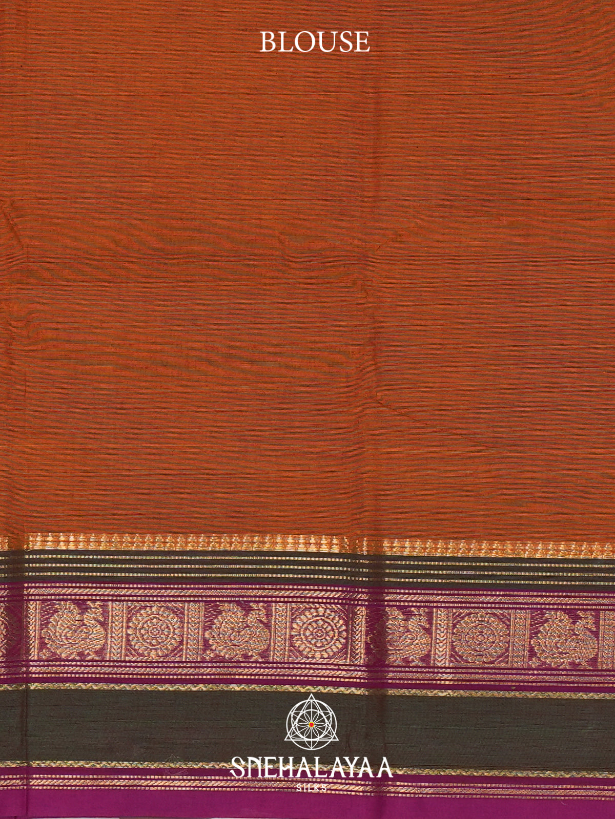 Brown Chettinad Cotton Saree