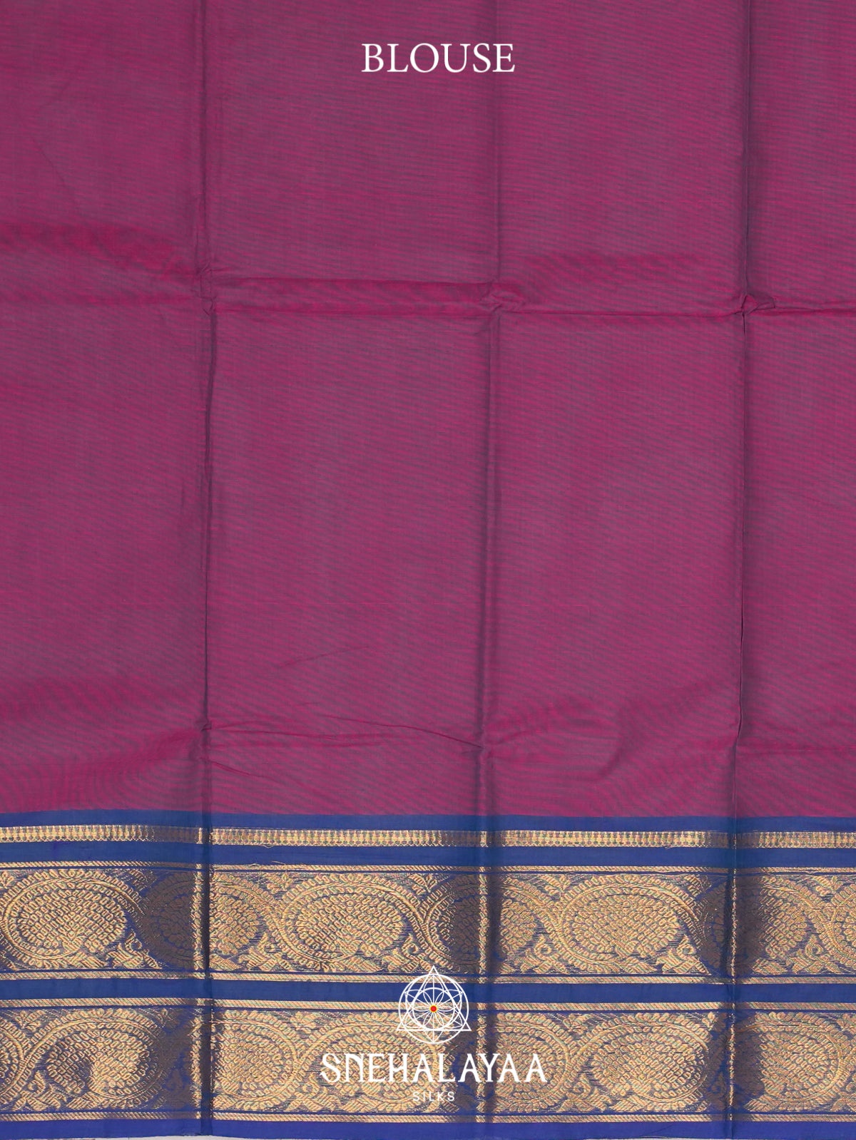 Burgandy Chettinad Cotton Saree