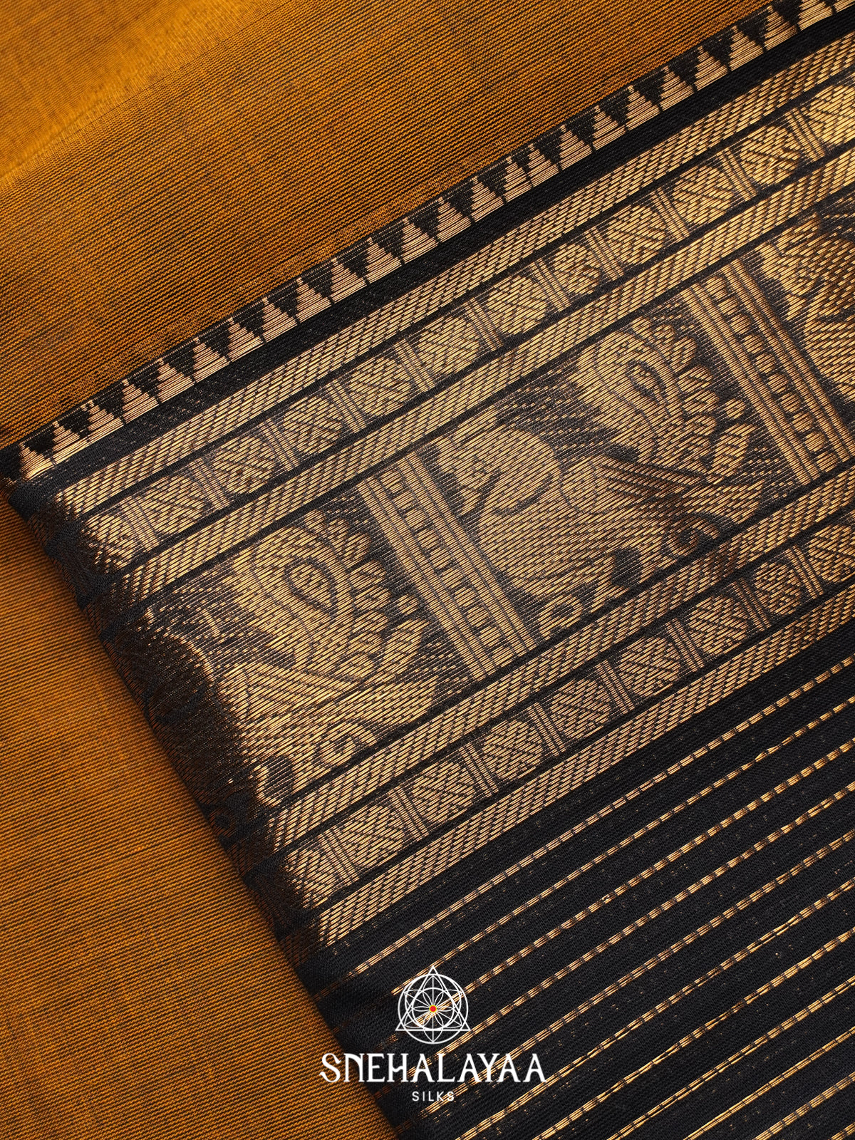 Brown Chettinad Cotton Saree