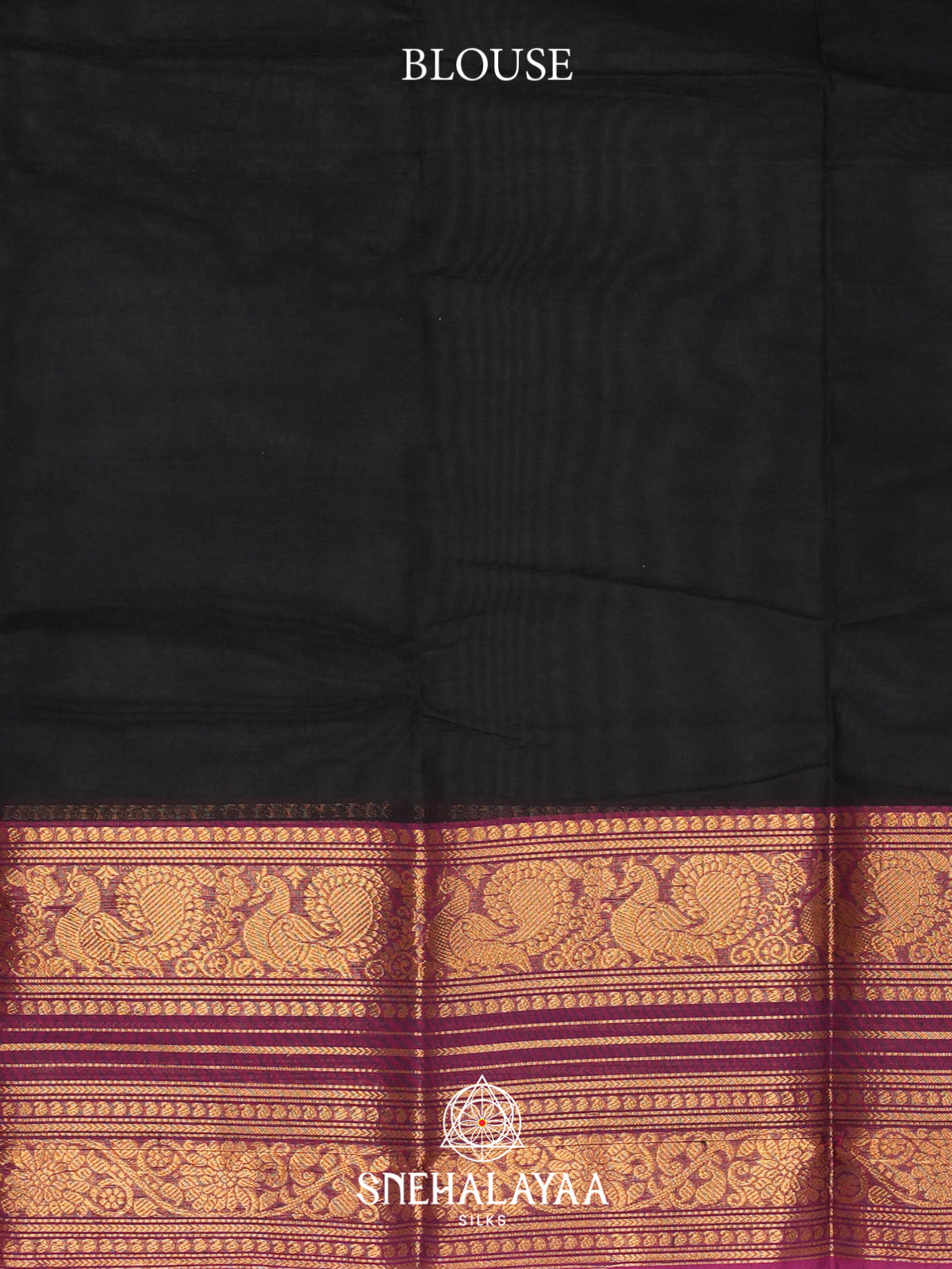 Black Chettinad Cotton Saree