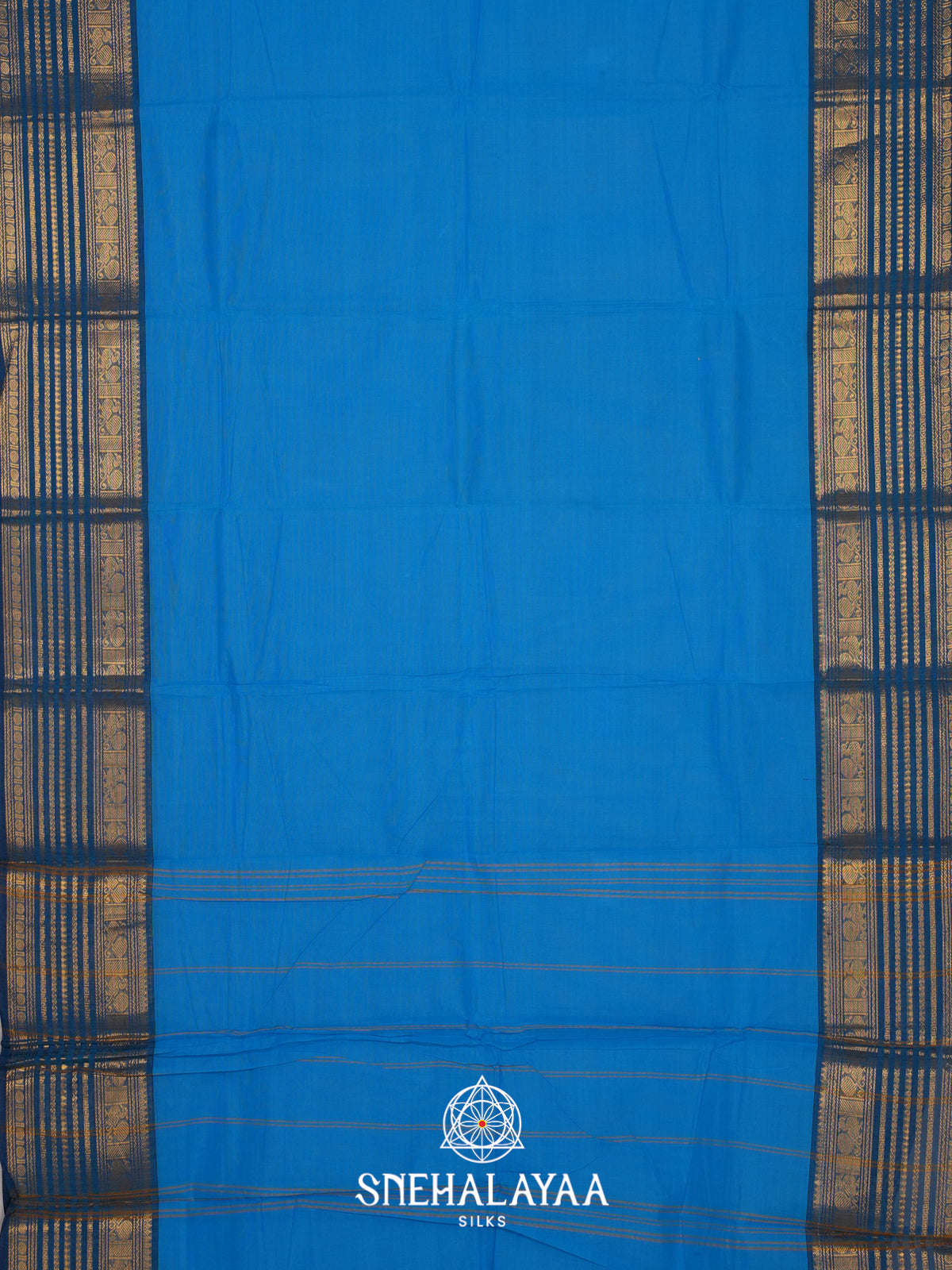 Blue Chettinad Cotton Saree