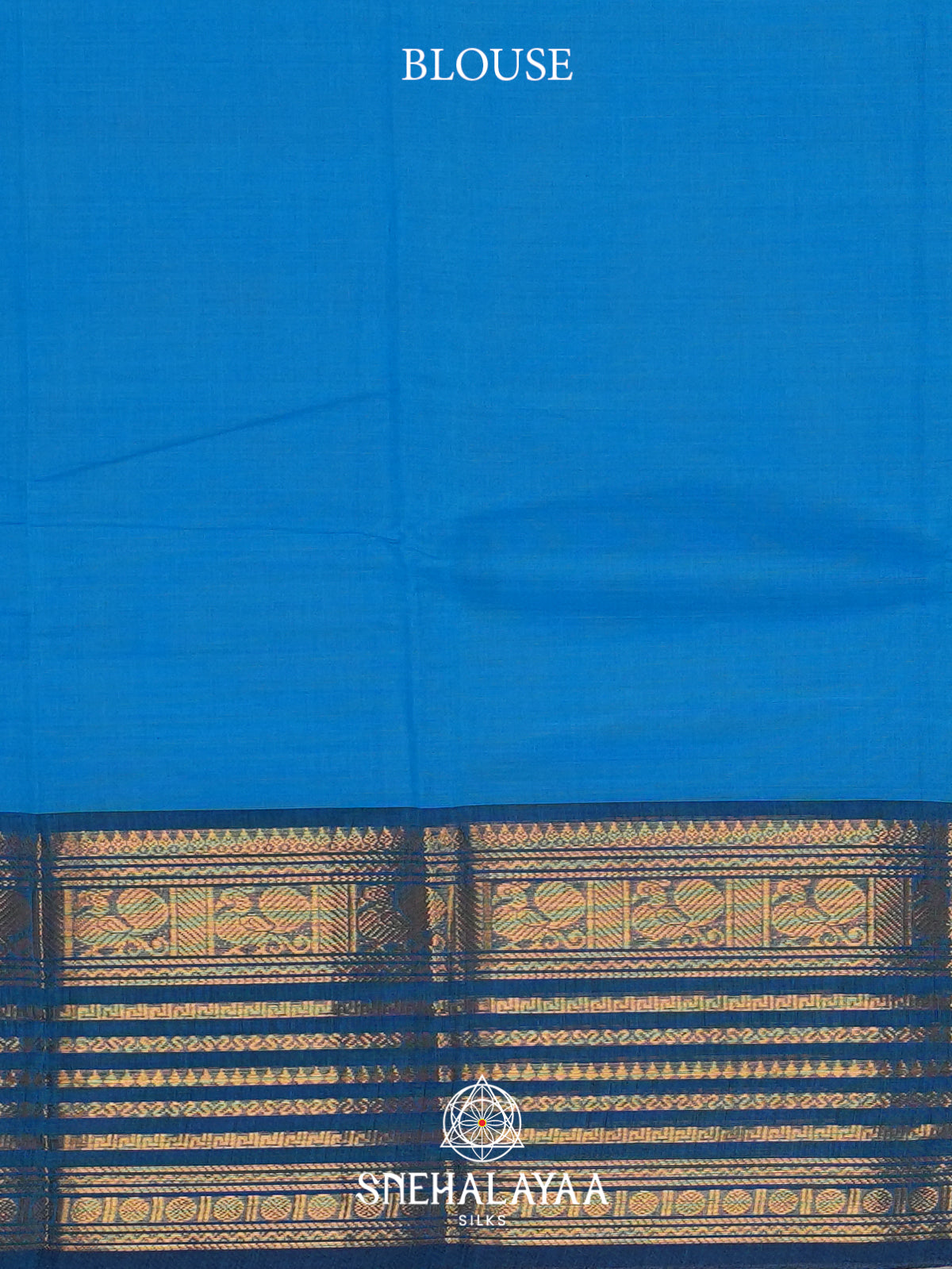 Blue Chettinad Cotton Saree