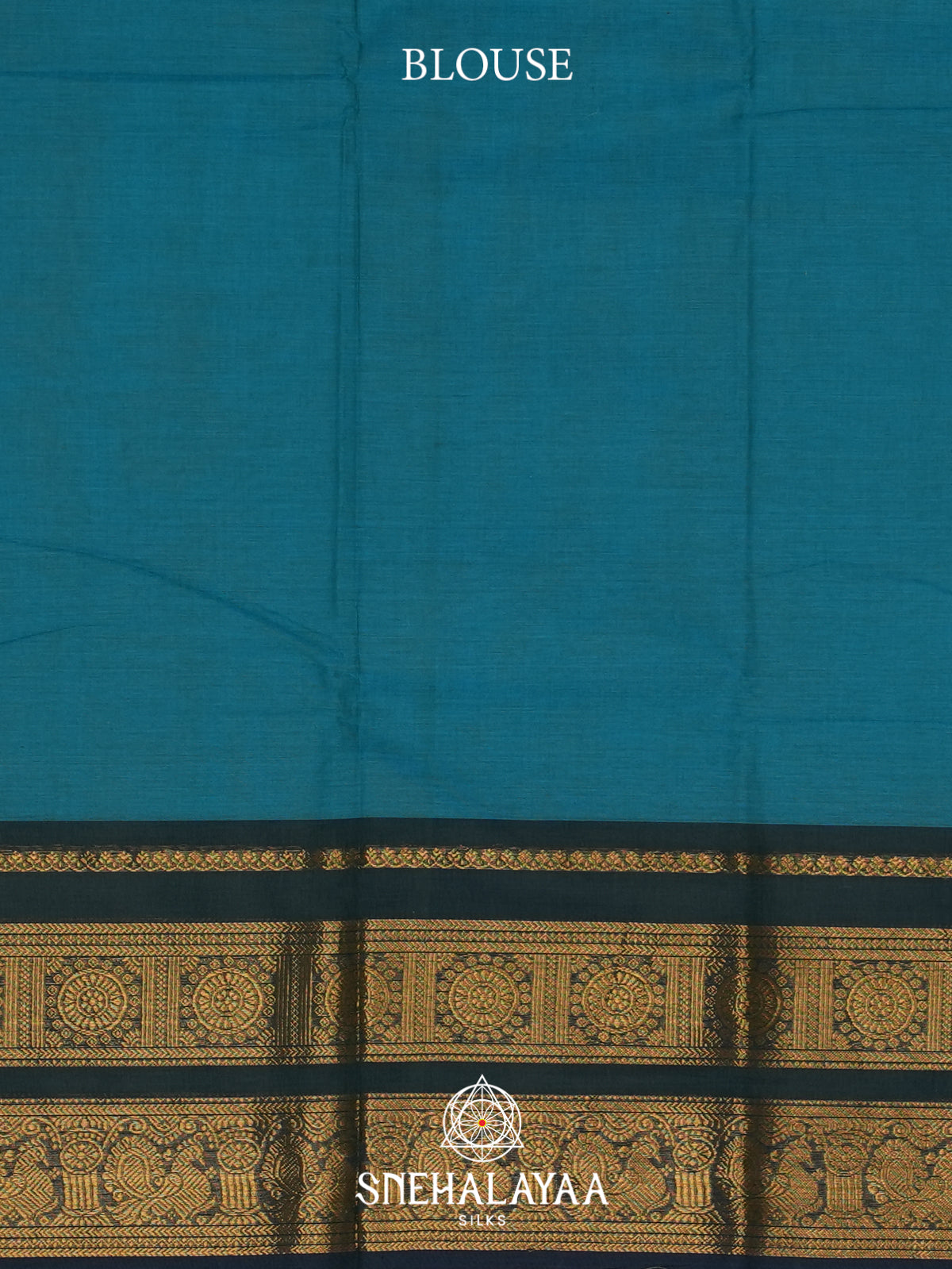 Blue Chettinad Cotton Saree