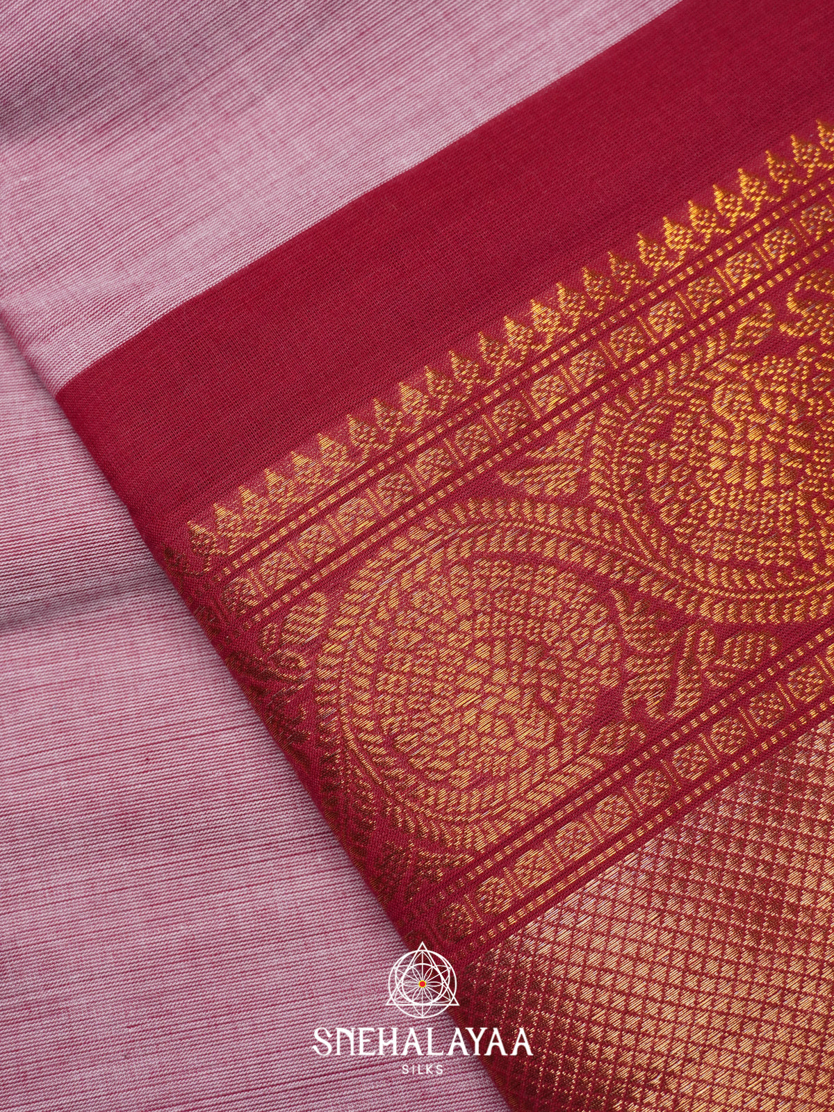 Lavender Chettinad Cotton Saree