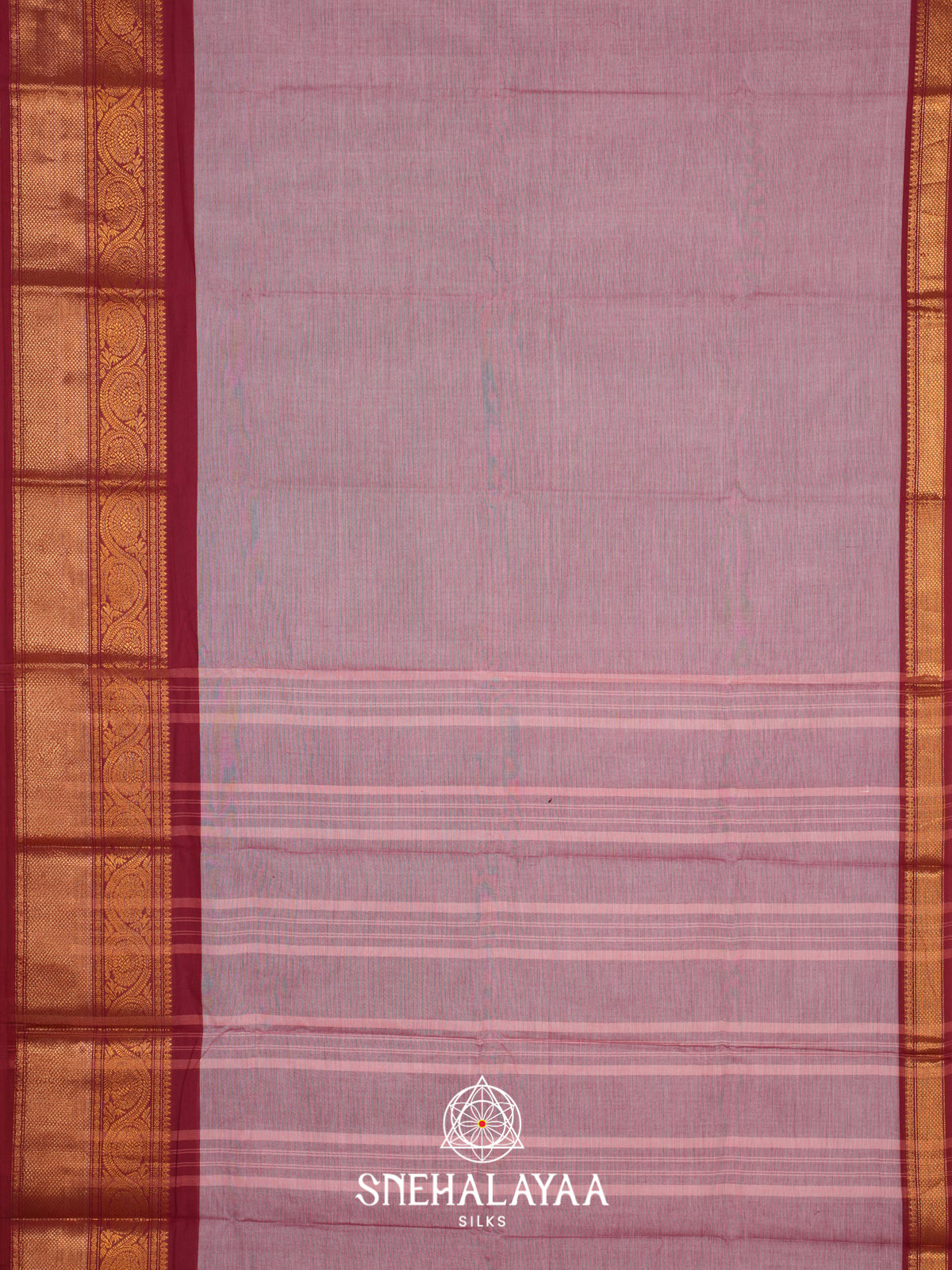 Lavender Chettinad Cotton Saree