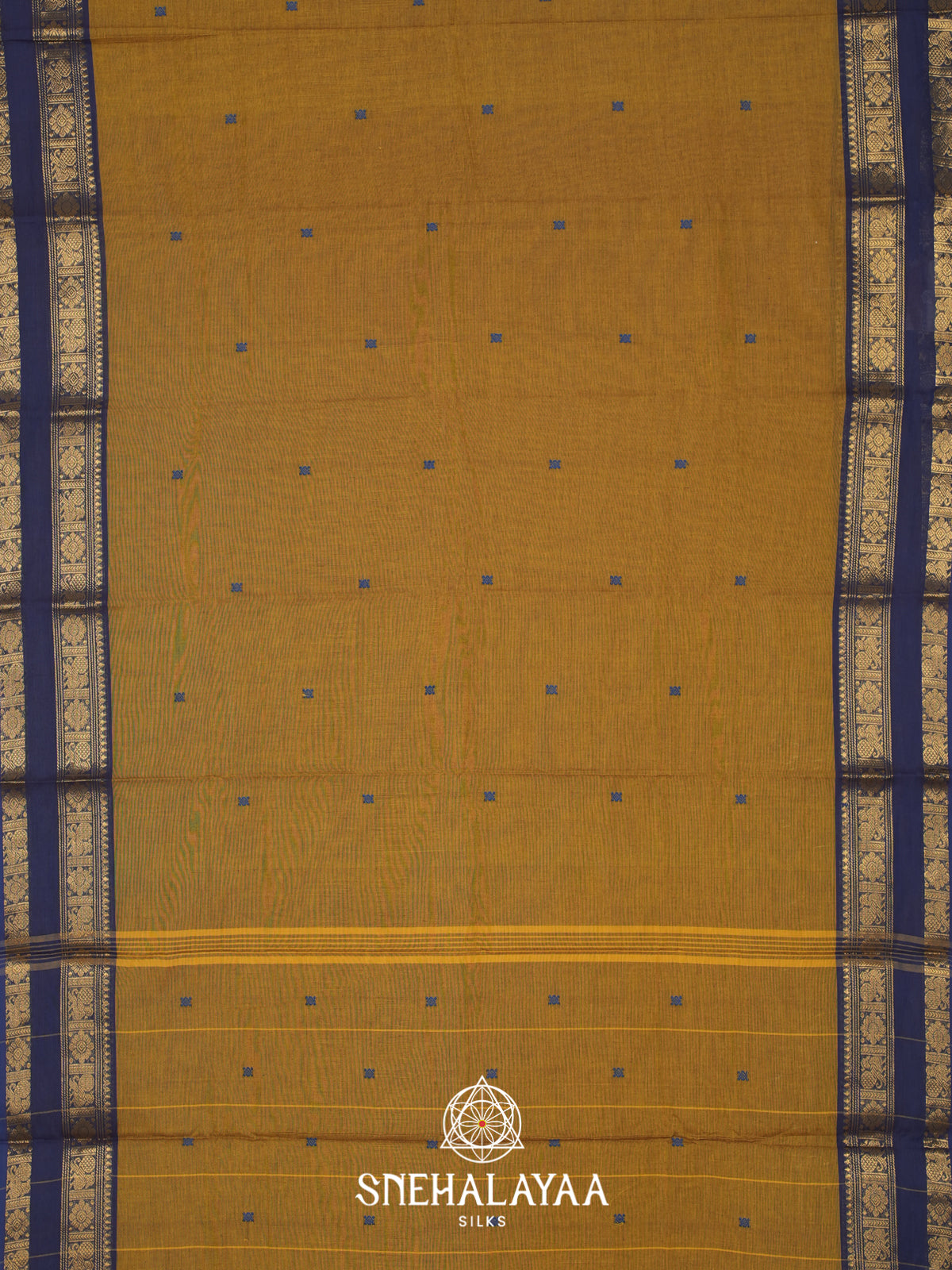 Brown Chettinad Cotton Saree