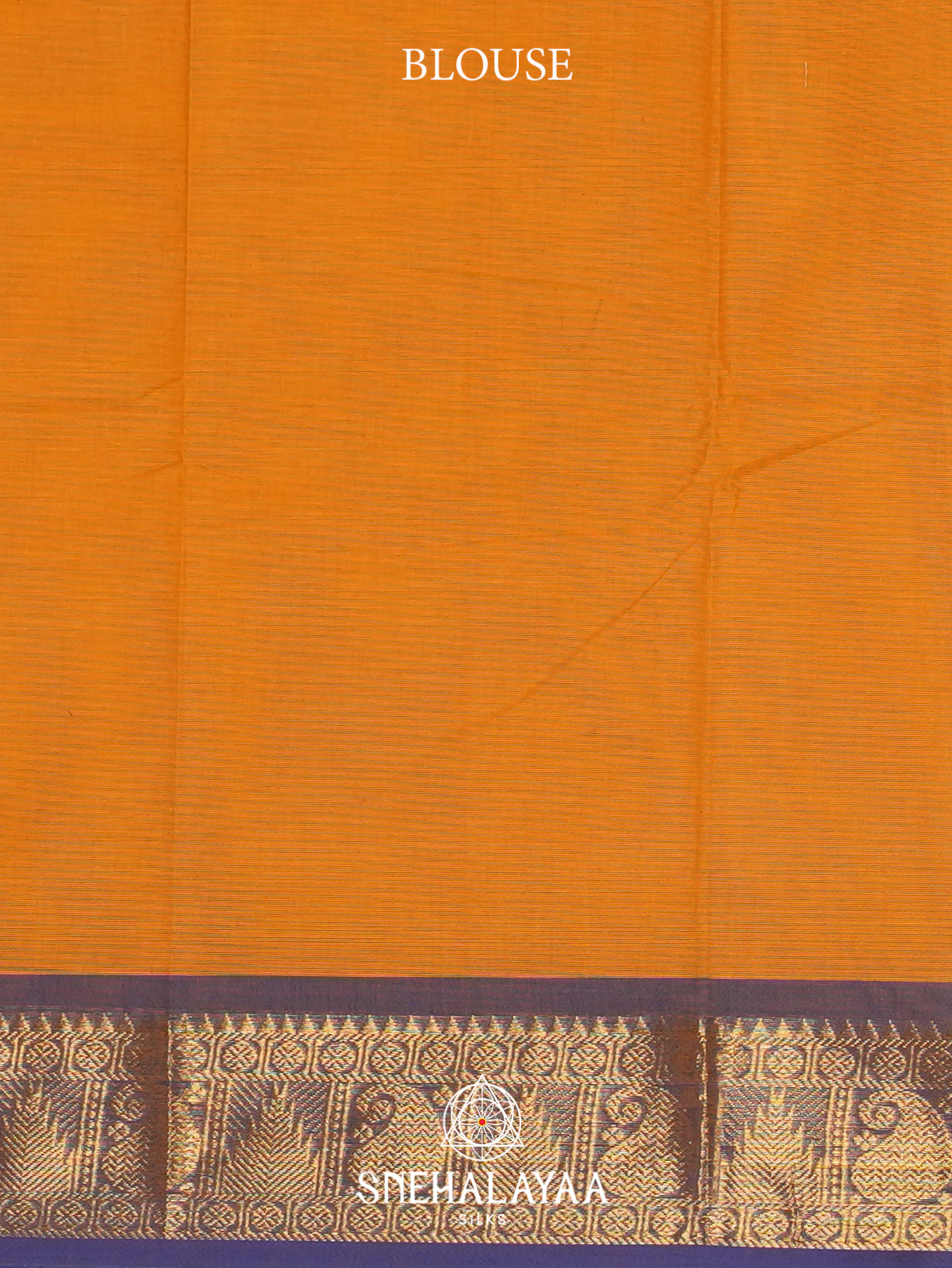 Mustard Yellow Chettinad Cotton Saree