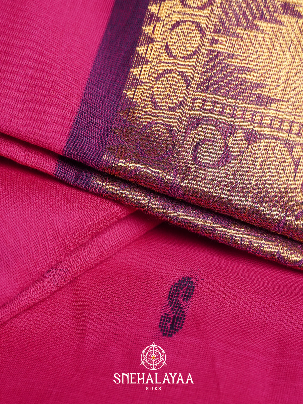 Pink Chettinad Cotton Saree