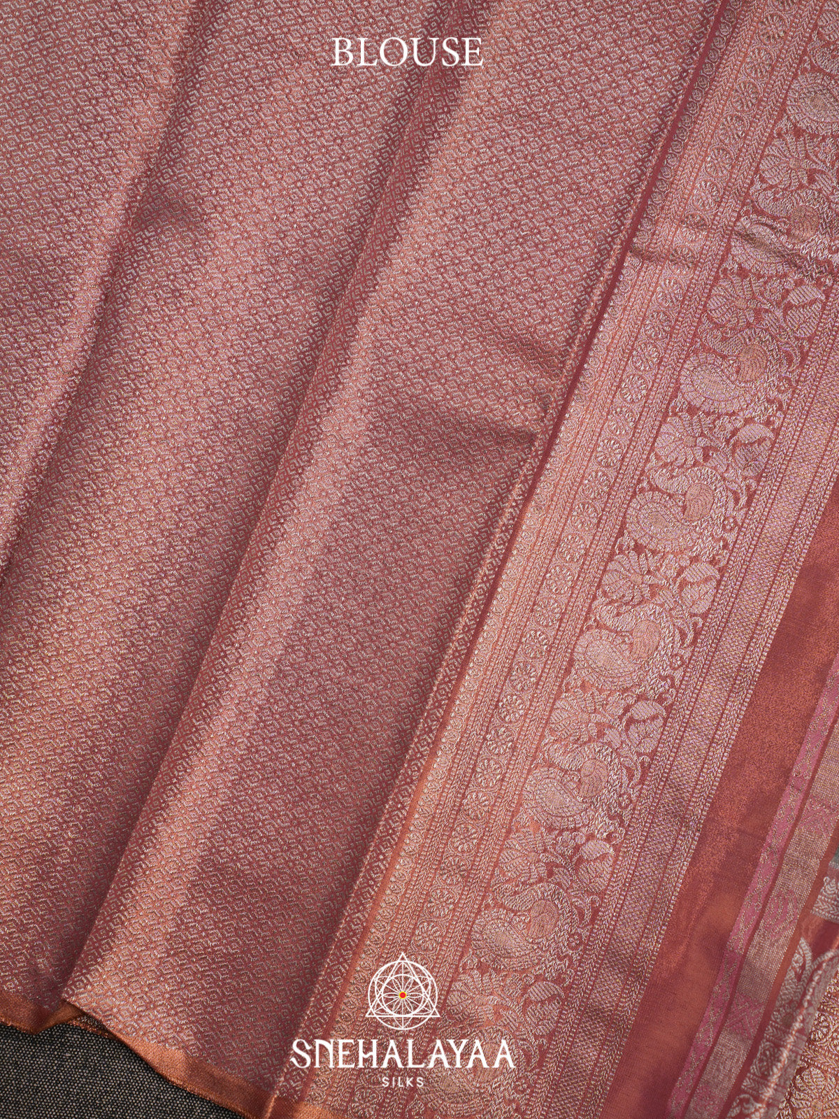 Slate Blue Art Silk Saree