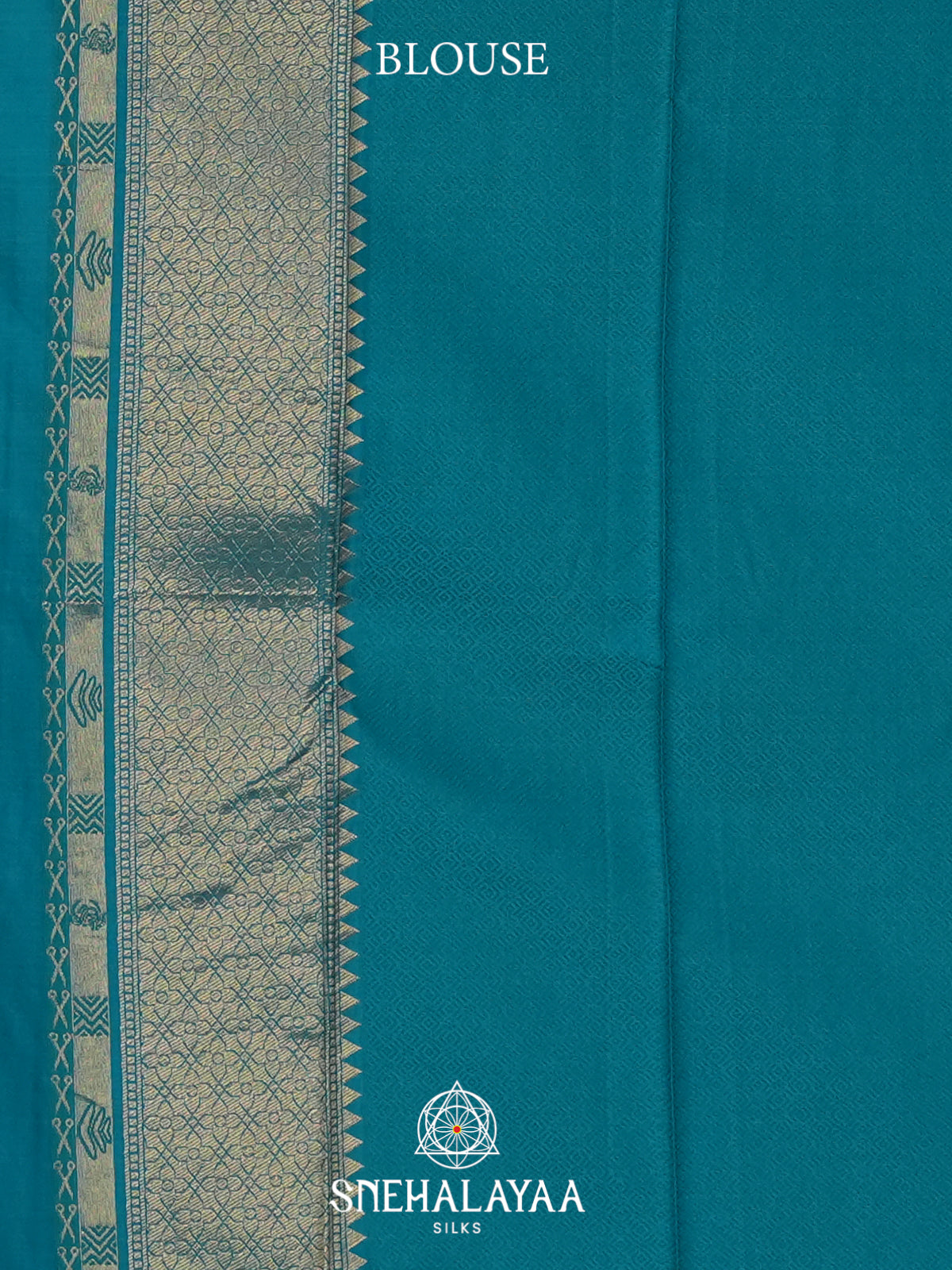 Teal  Banarasi Saree