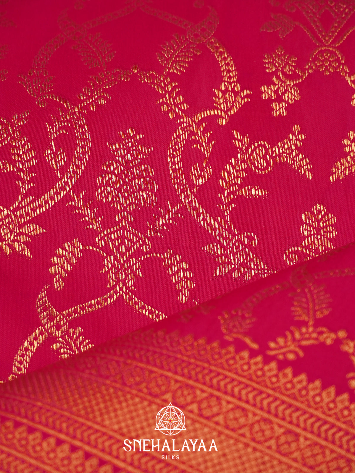Pink  Banarasi Saree