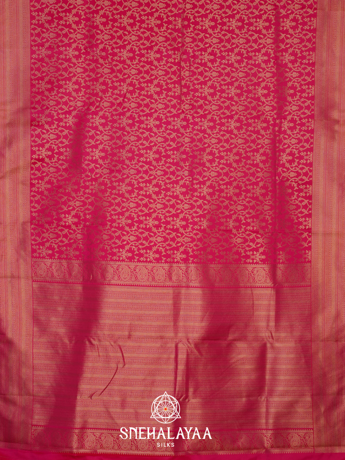 Pink  Banarasi Saree