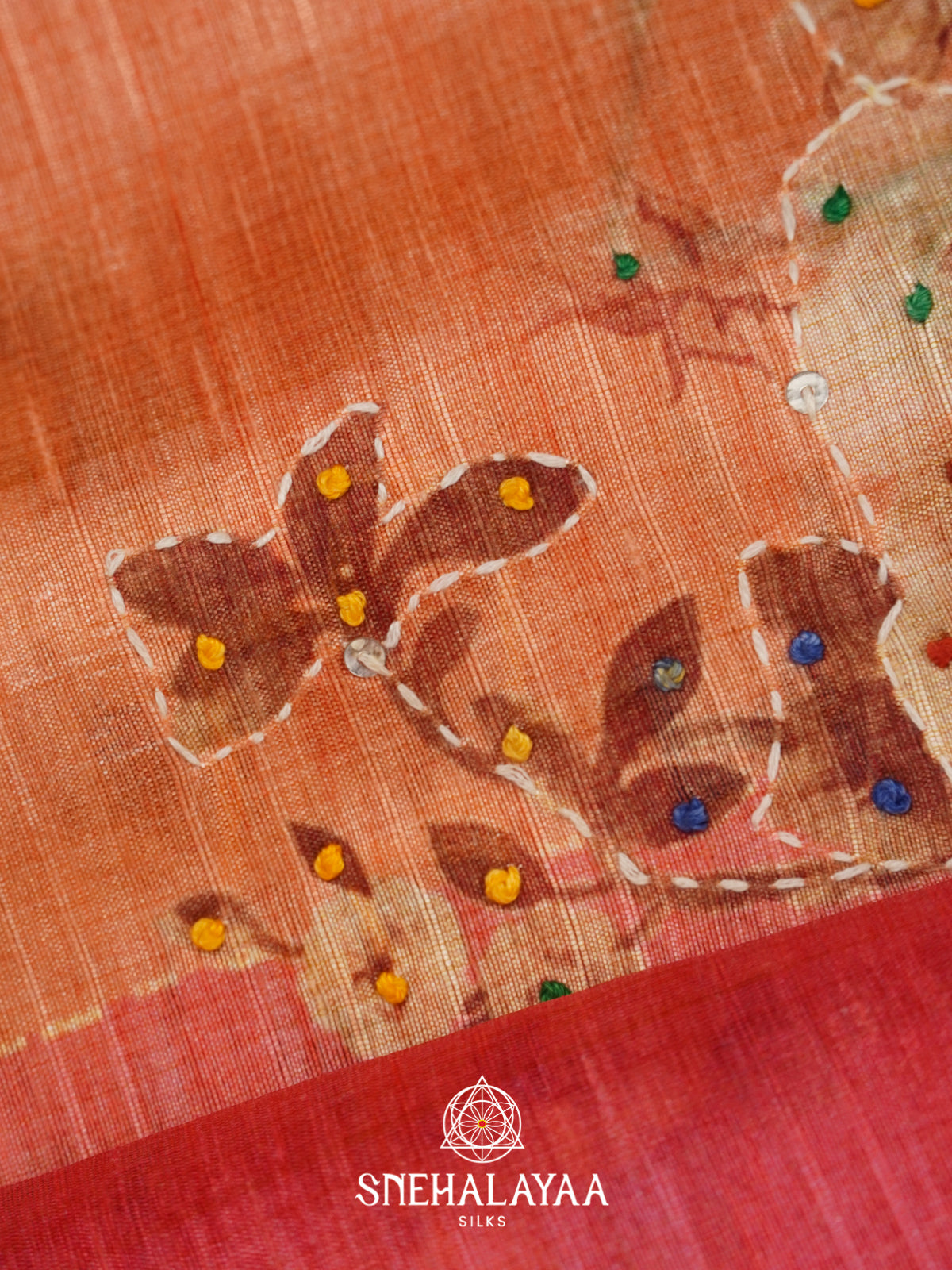 MultiColour  Tussar Saree