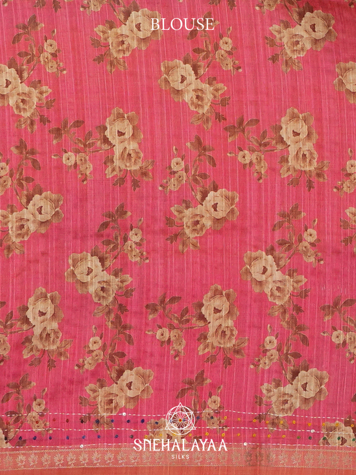 MultiColour  Tussar Saree