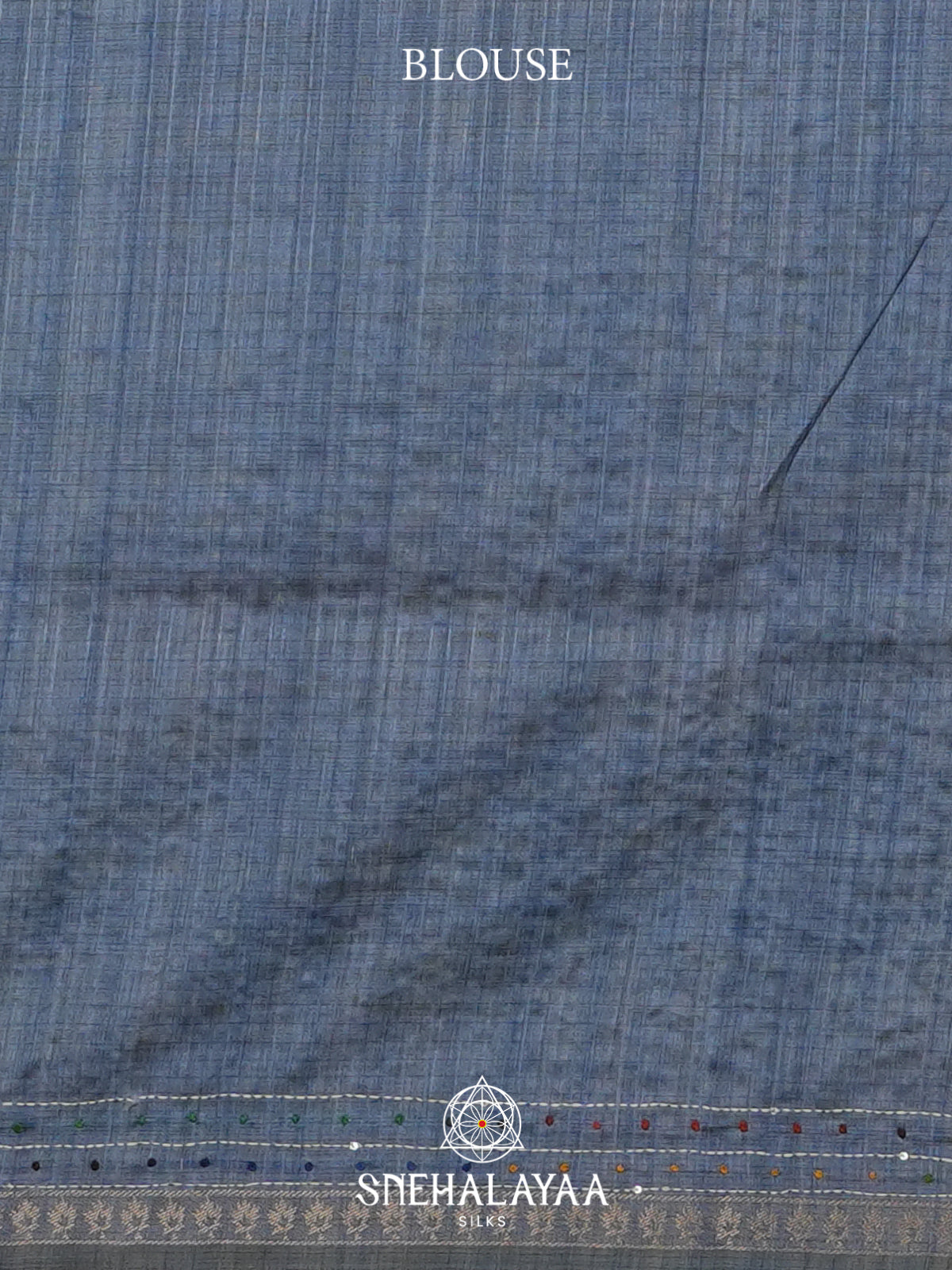 Grey  Tussar Saree