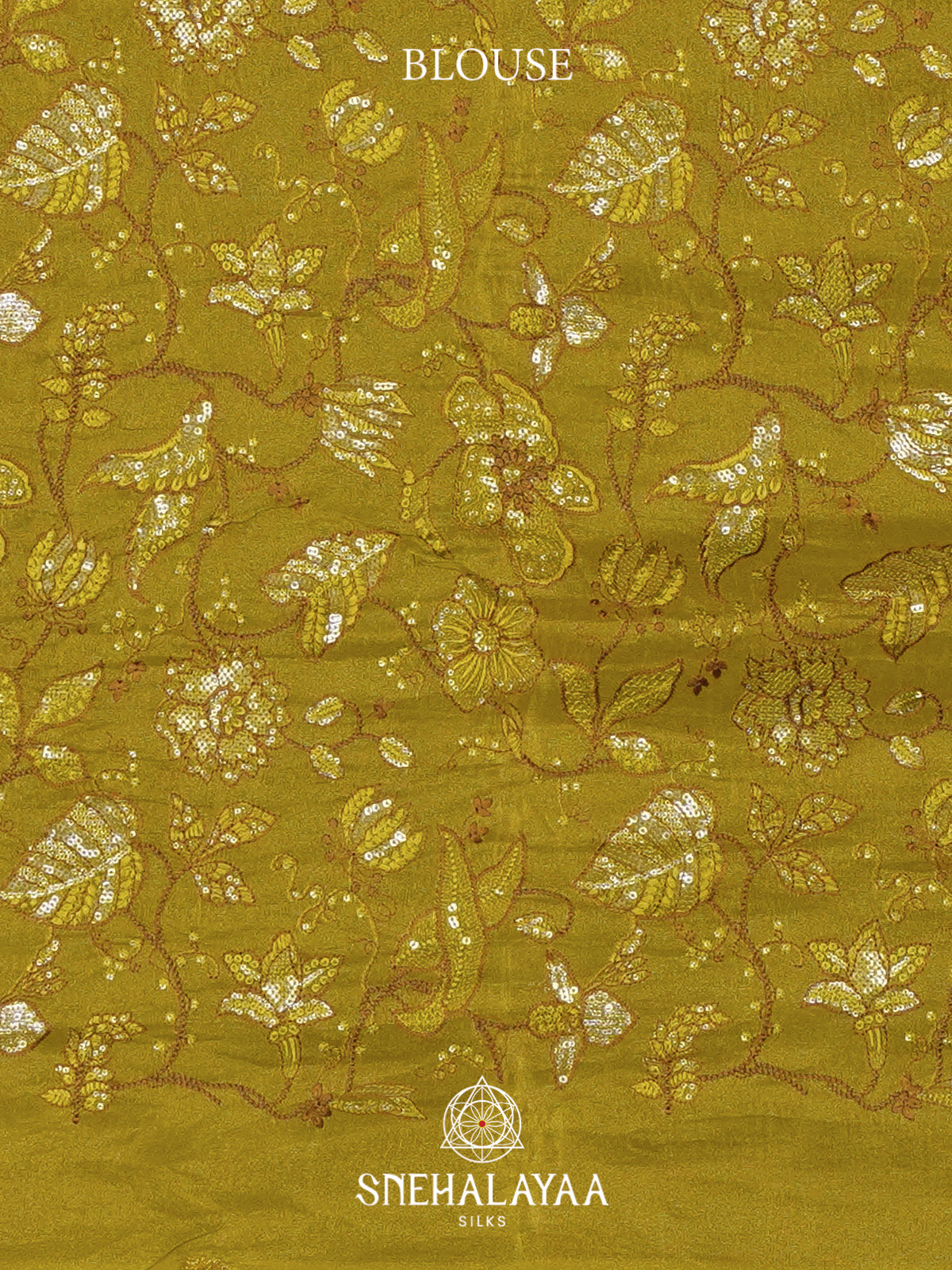 Mehendi Green Crushed Saree