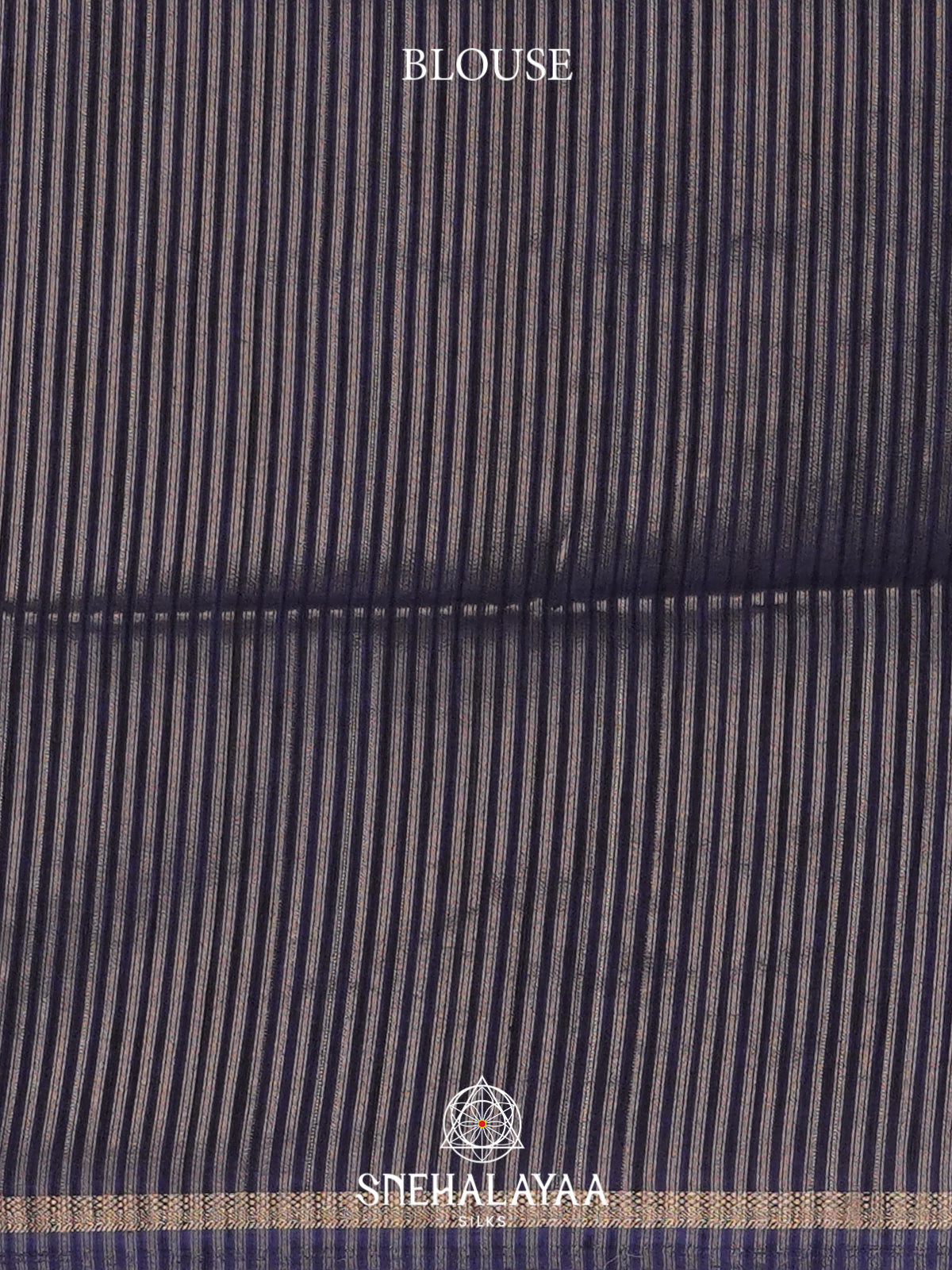Blue  Tussar Saree