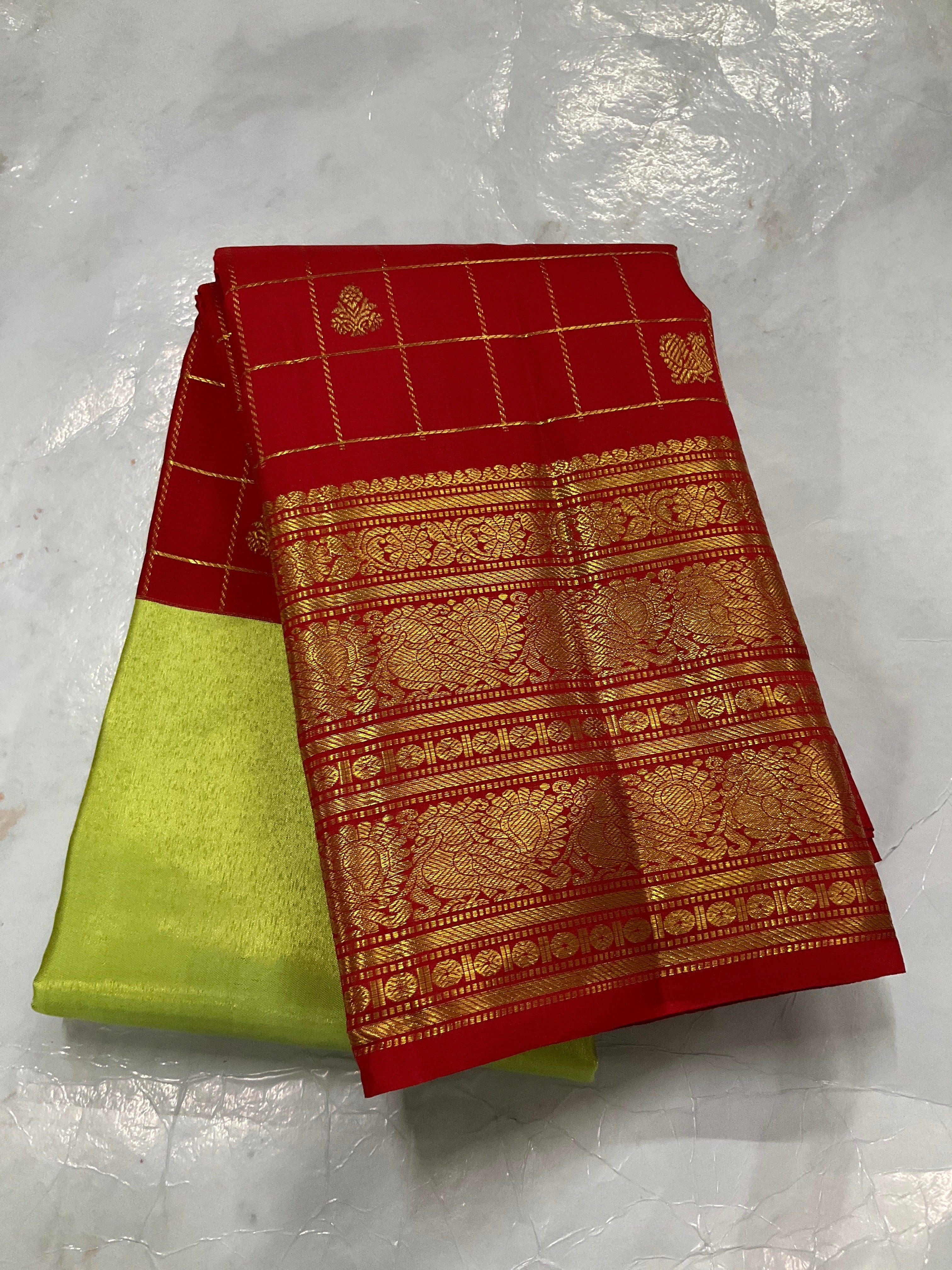 Green Kanjivaram Silk Saree