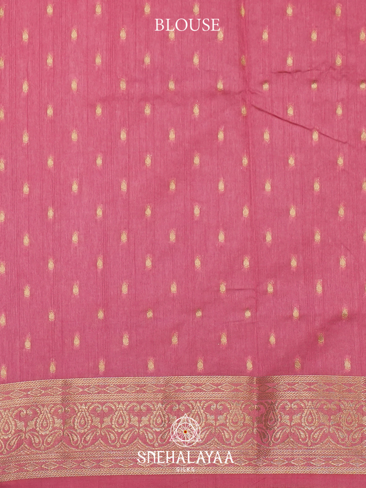 Pink Raw Silk Saree