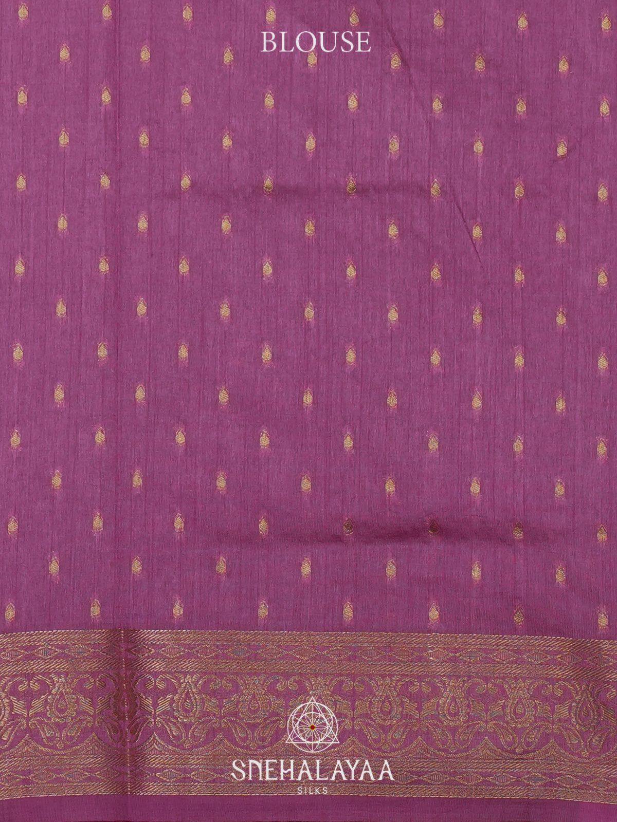 Purple Raw Silk Saree