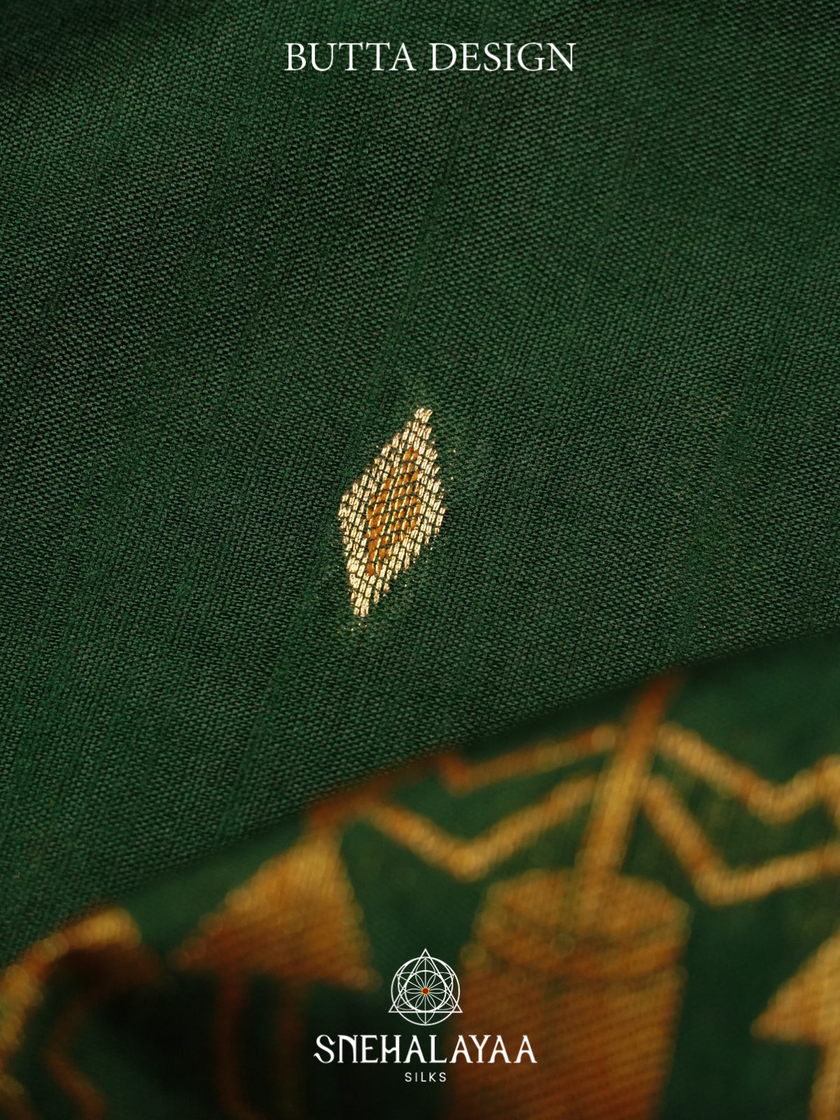 Green Raw Silk Saree