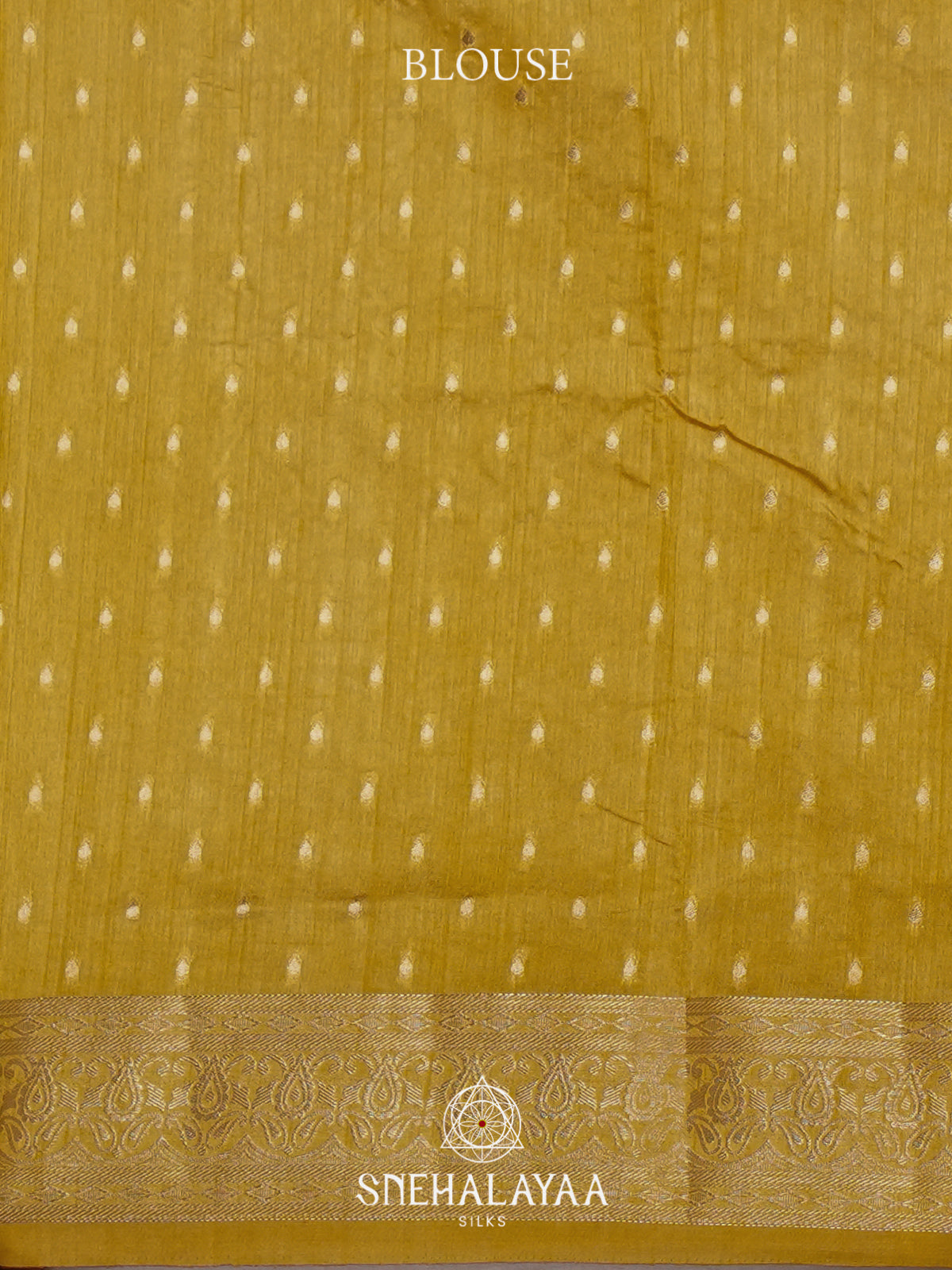 Yellow Raw Silk Saree