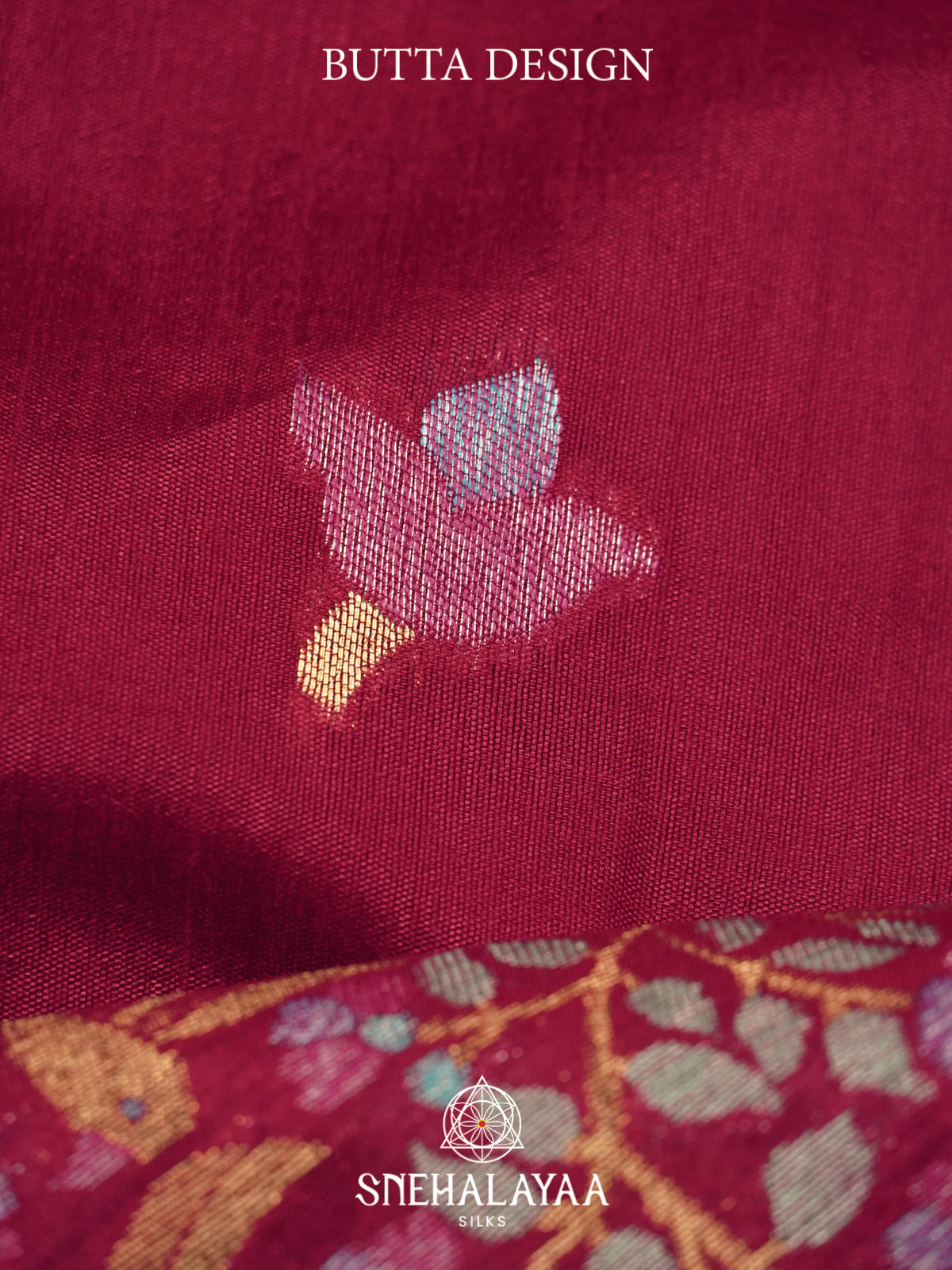 Rani Pink Raw Silk Saree