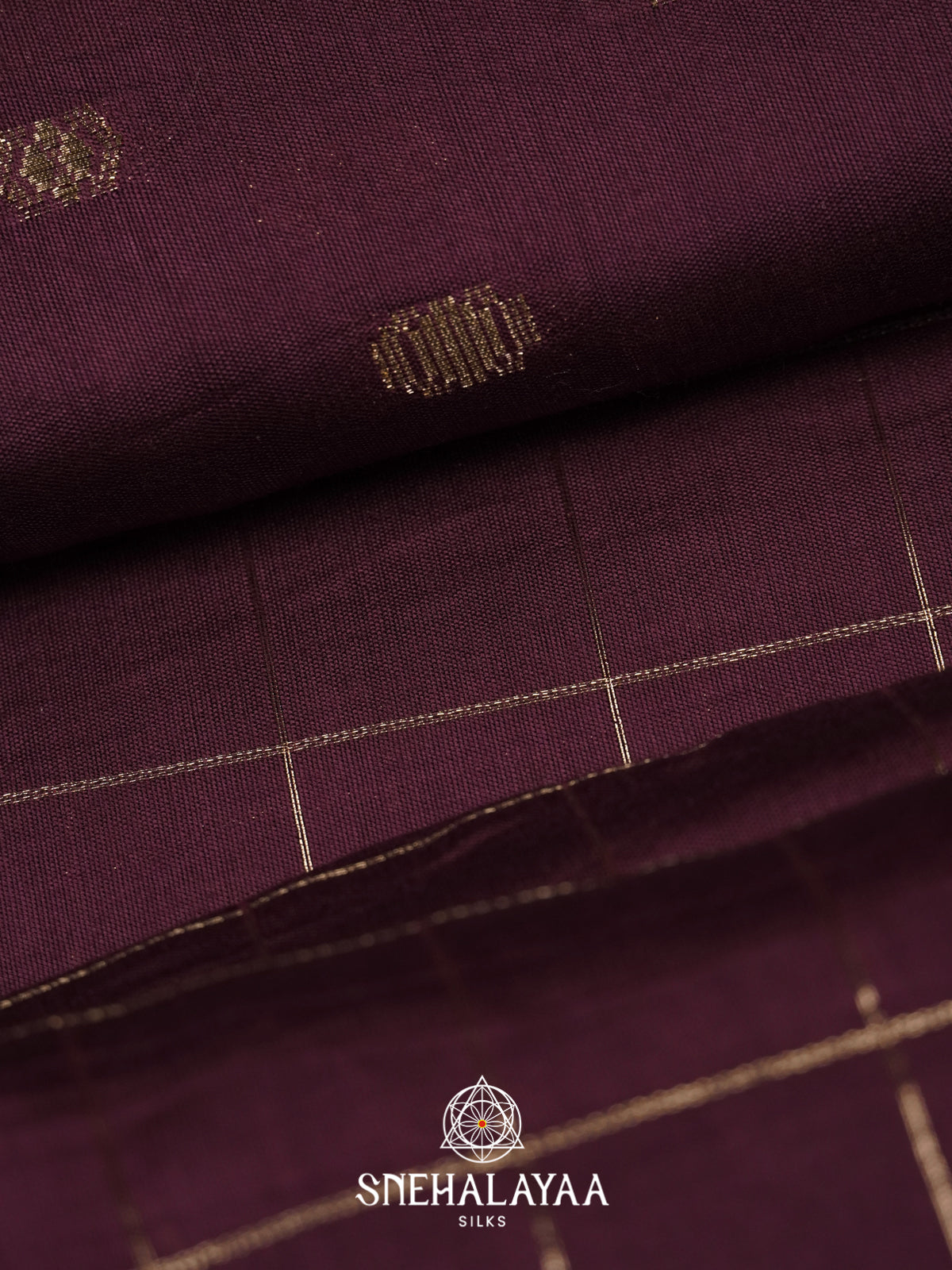 Wine  Chanderi Saree