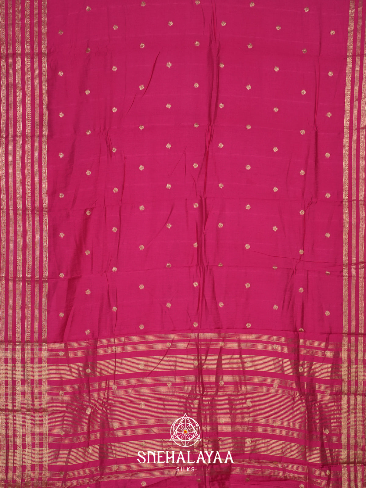 Pink Chanderi Saree