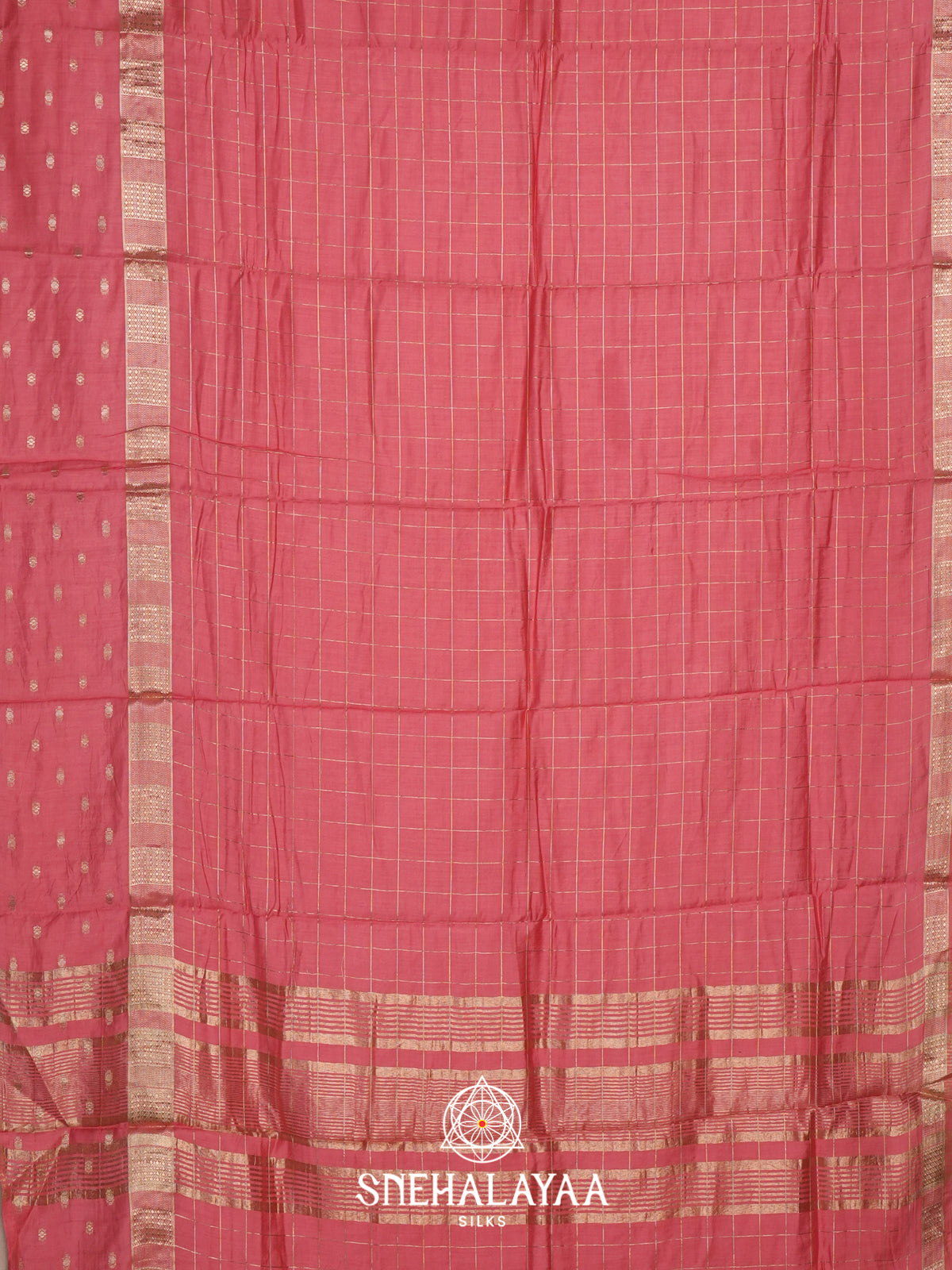 Pink Chanderi Saree