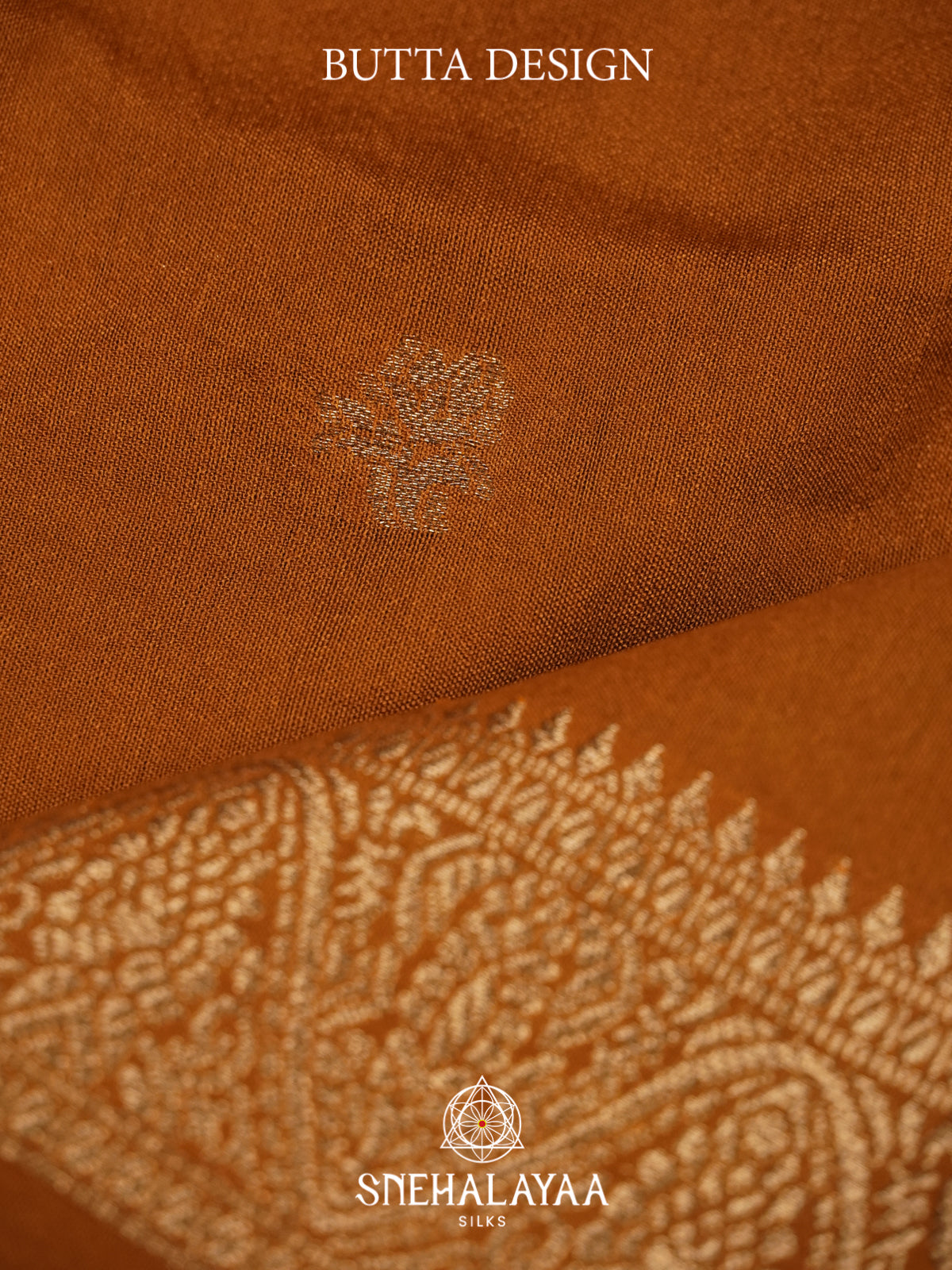 Brown Chanderi Saree