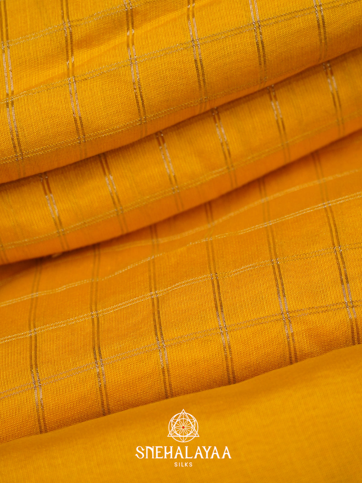 Yellow Chanderi Saree