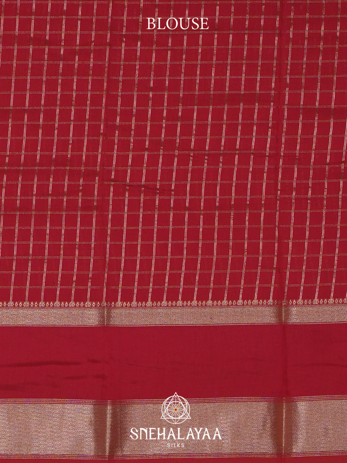 Red Chanderi Saree