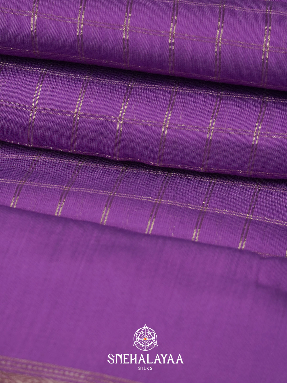 Lavender Chanderi Saree