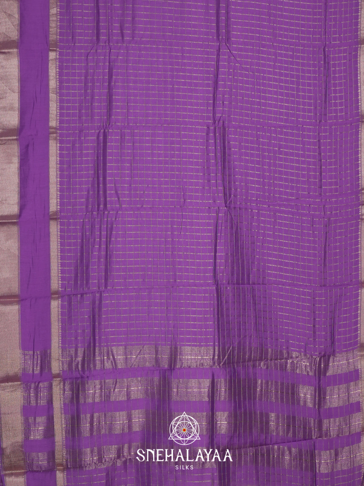 Lavender Chanderi Saree