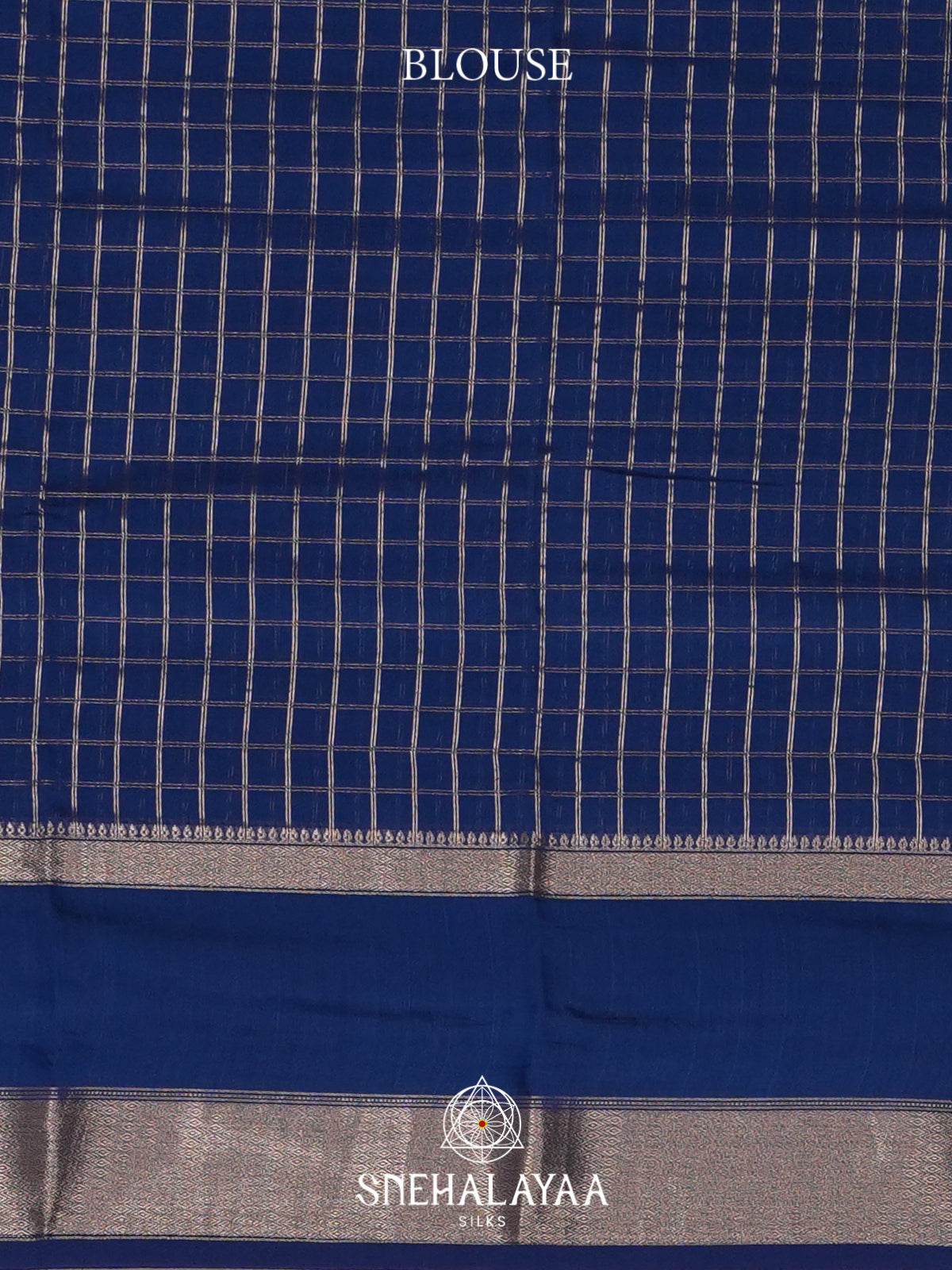 Blue Chanderi Saree
