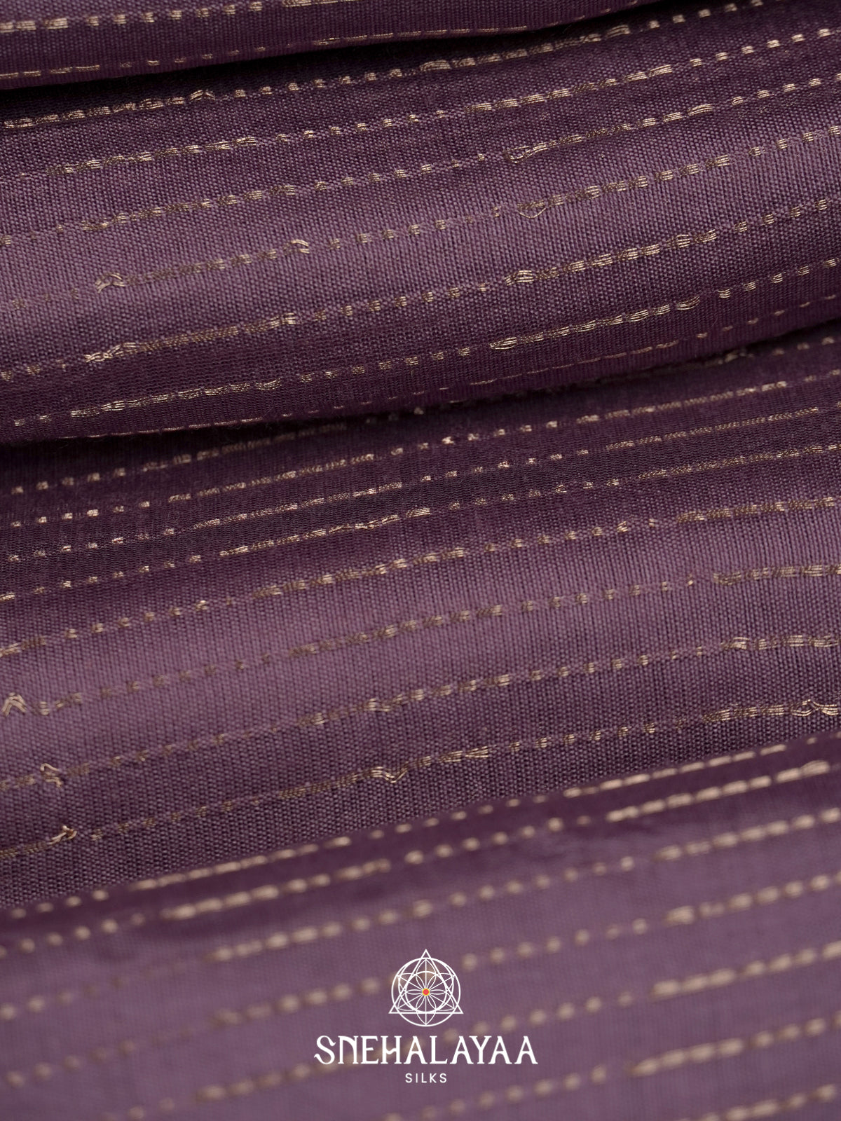 Lavender Chanderi Saree