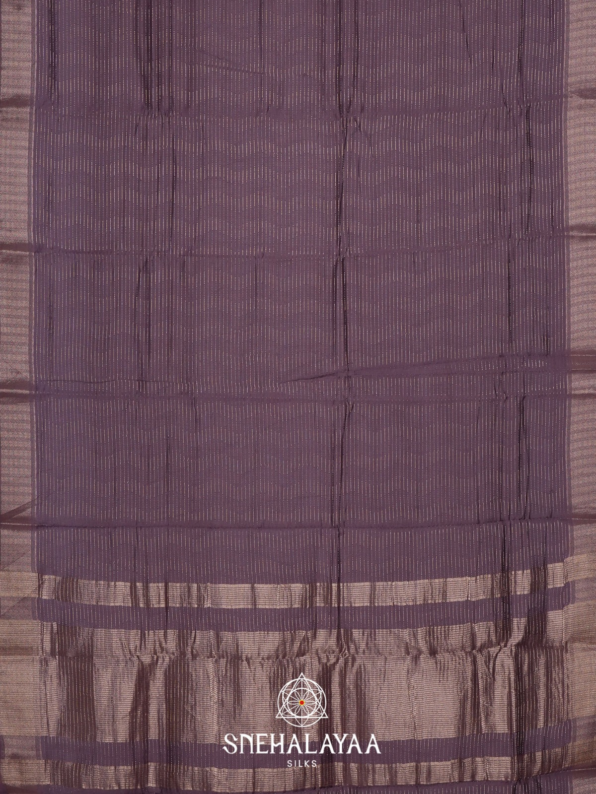 Lavender Chanderi Saree