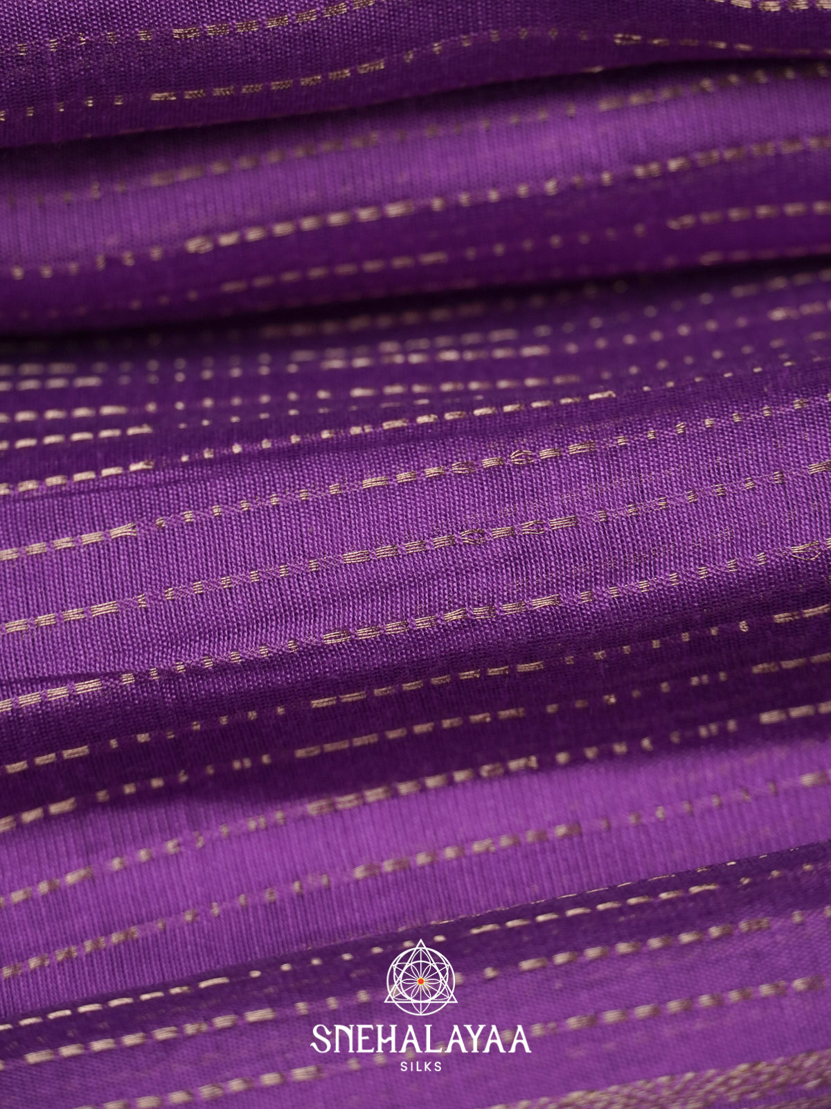 Lavender Chanderi Saree