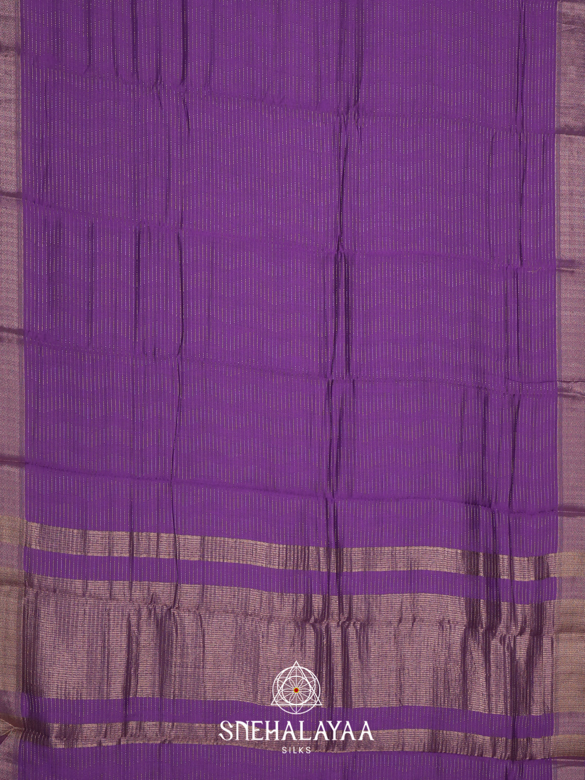 Lavender Chanderi Saree