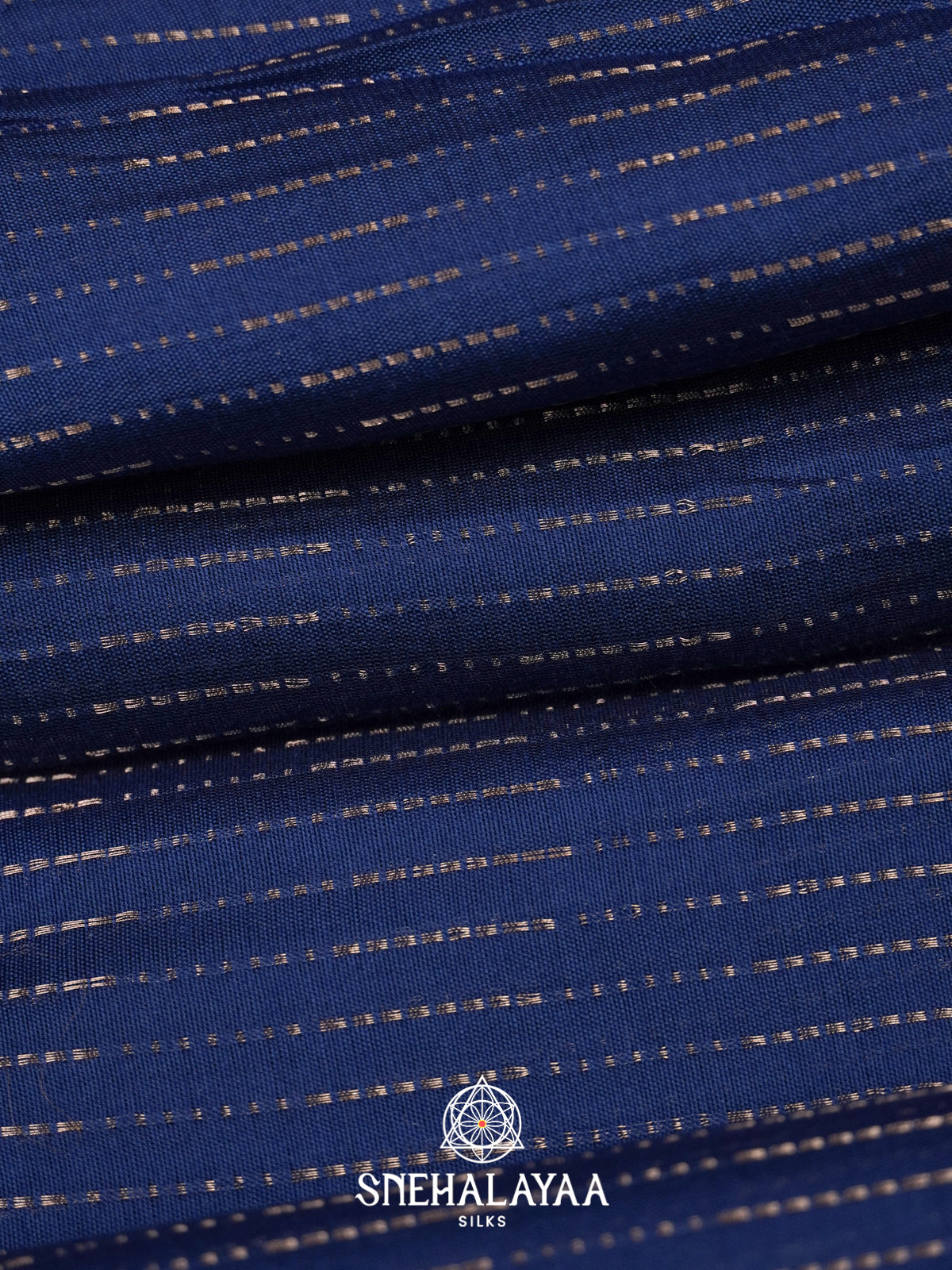 Blue Chanderi Saree