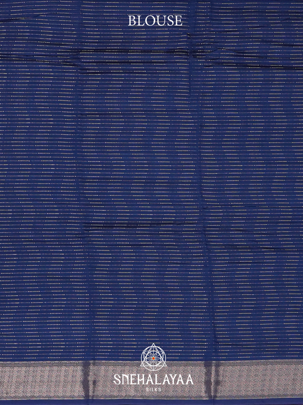 Blue Chanderi Saree